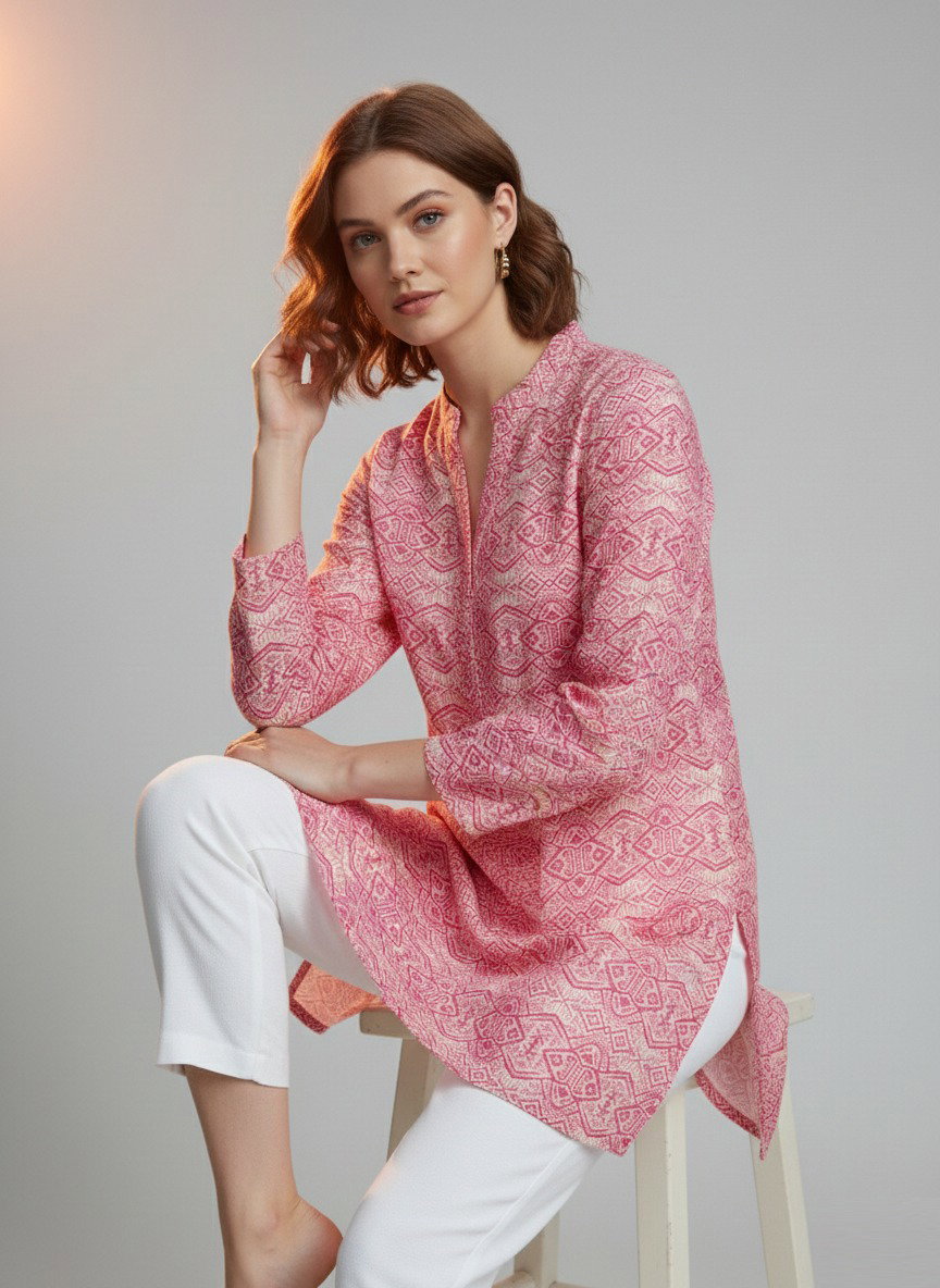 Aawiya RJ 3 Heavy Muslin Digital Printed Top Collection