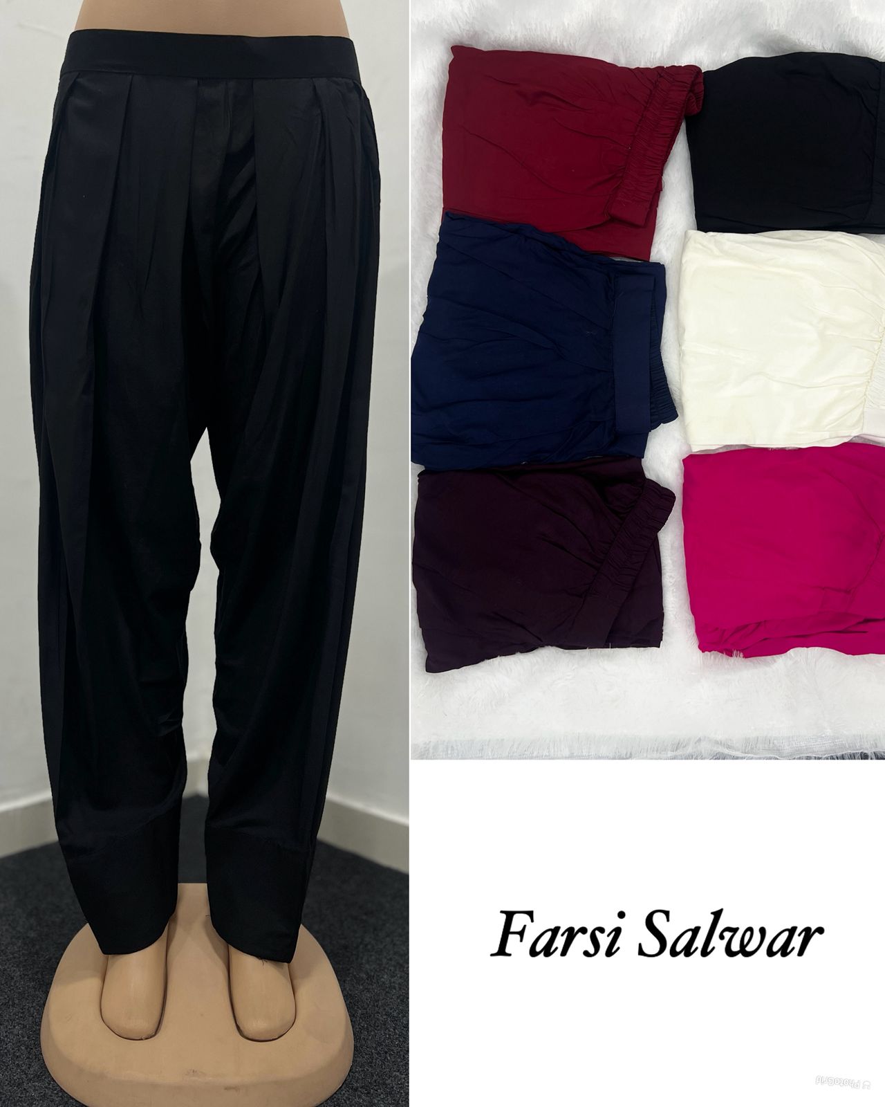 Maji Farsi Salwar Solid color loose Salwar can be perfectly matched Collection 