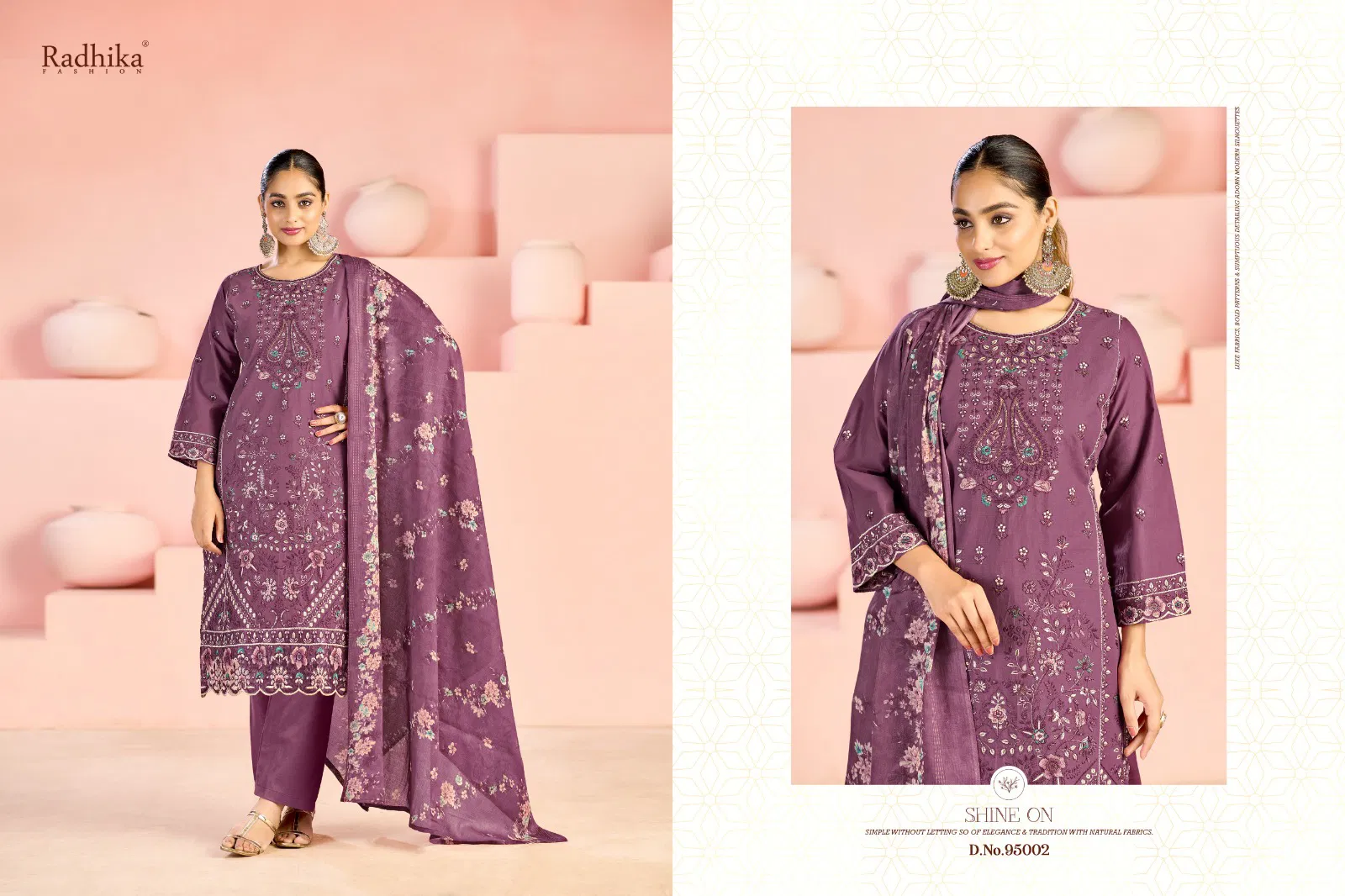 Radhika Azara Zubeda Vol 3 Lawn Cotton With Embroidery Dress Material
