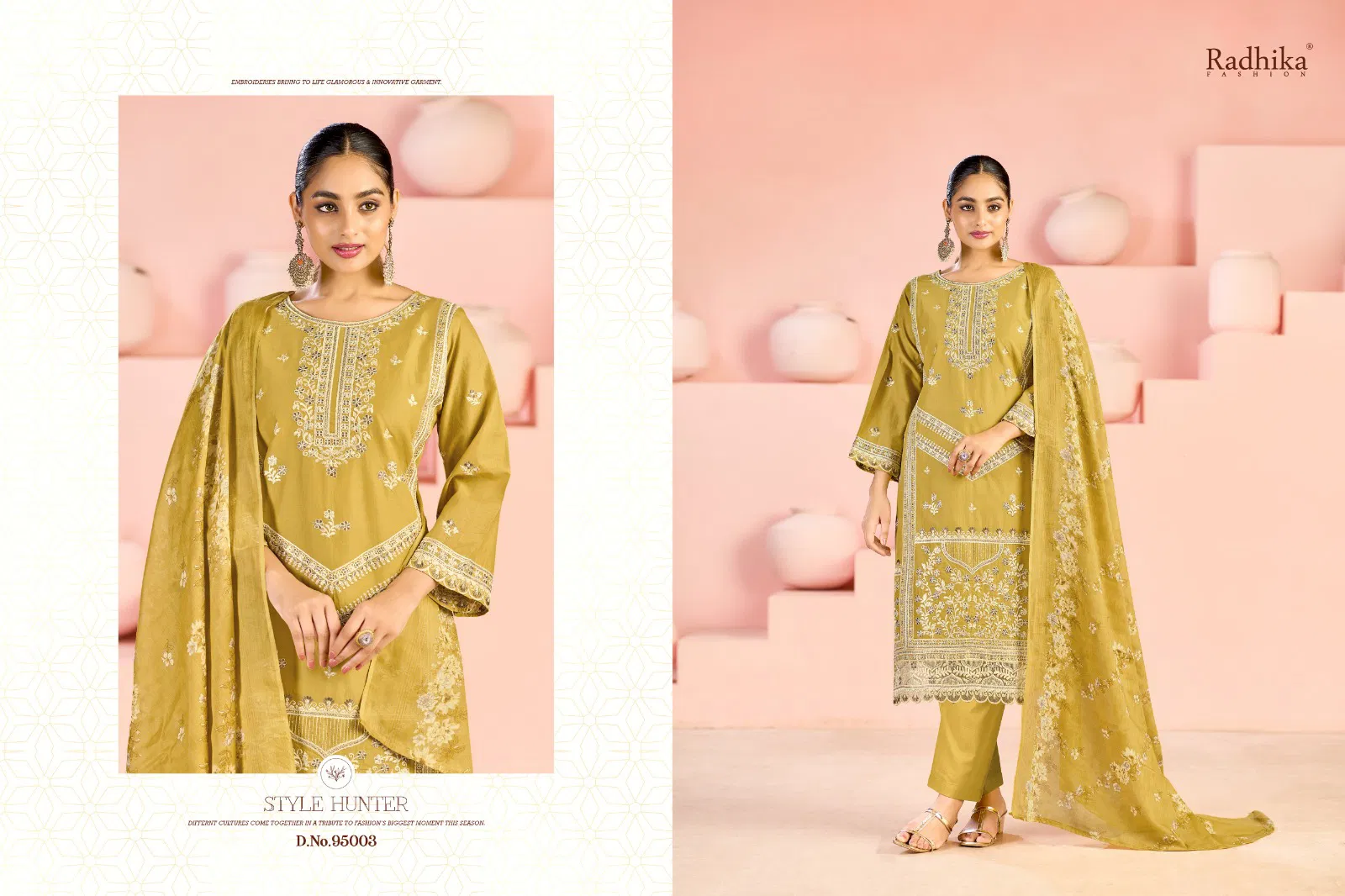 Radhika Azara Zubeda Vol 3 Lawn Cotton With Embroidery Dress Material