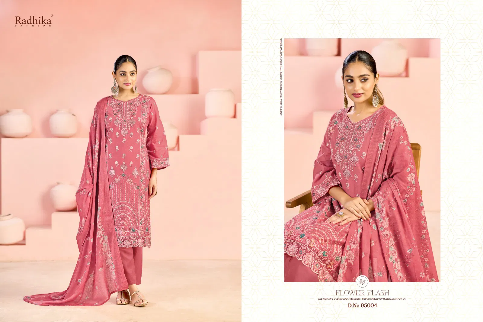 Radhika Azara Zubeda Vol 3 Lawn Cotton With Embroidery Dress Material