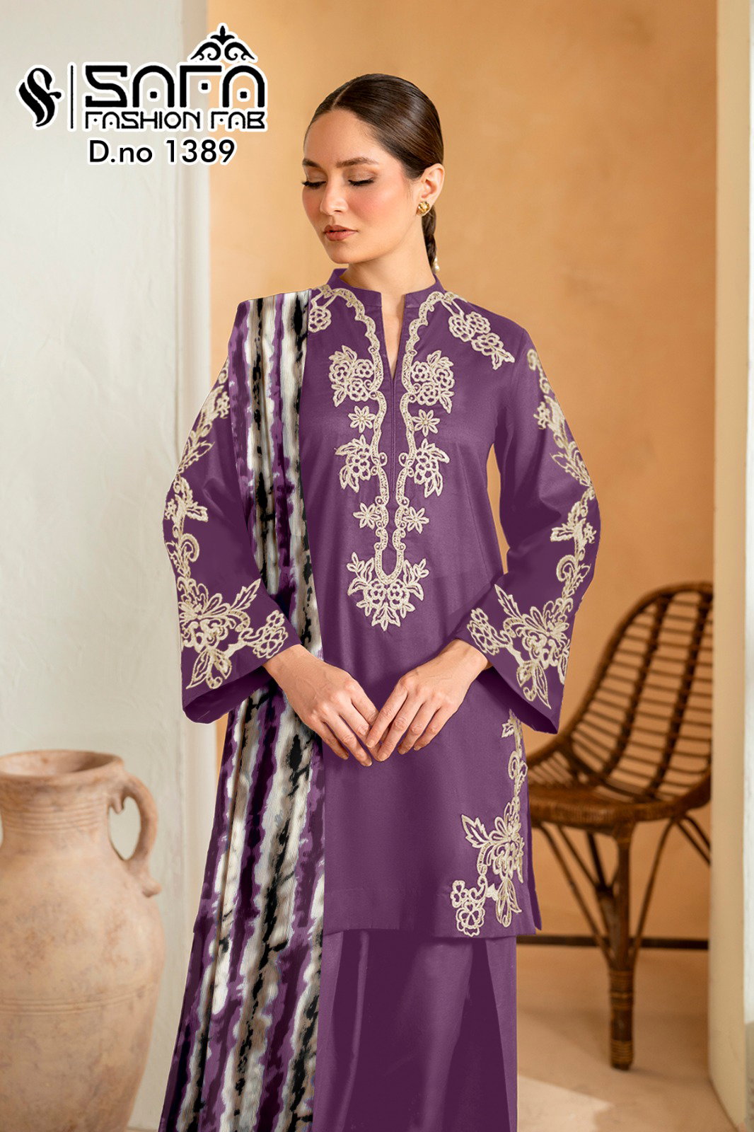 Luxury Pret 1389 Hevy Blanded Fabric Formal Wear Collection 