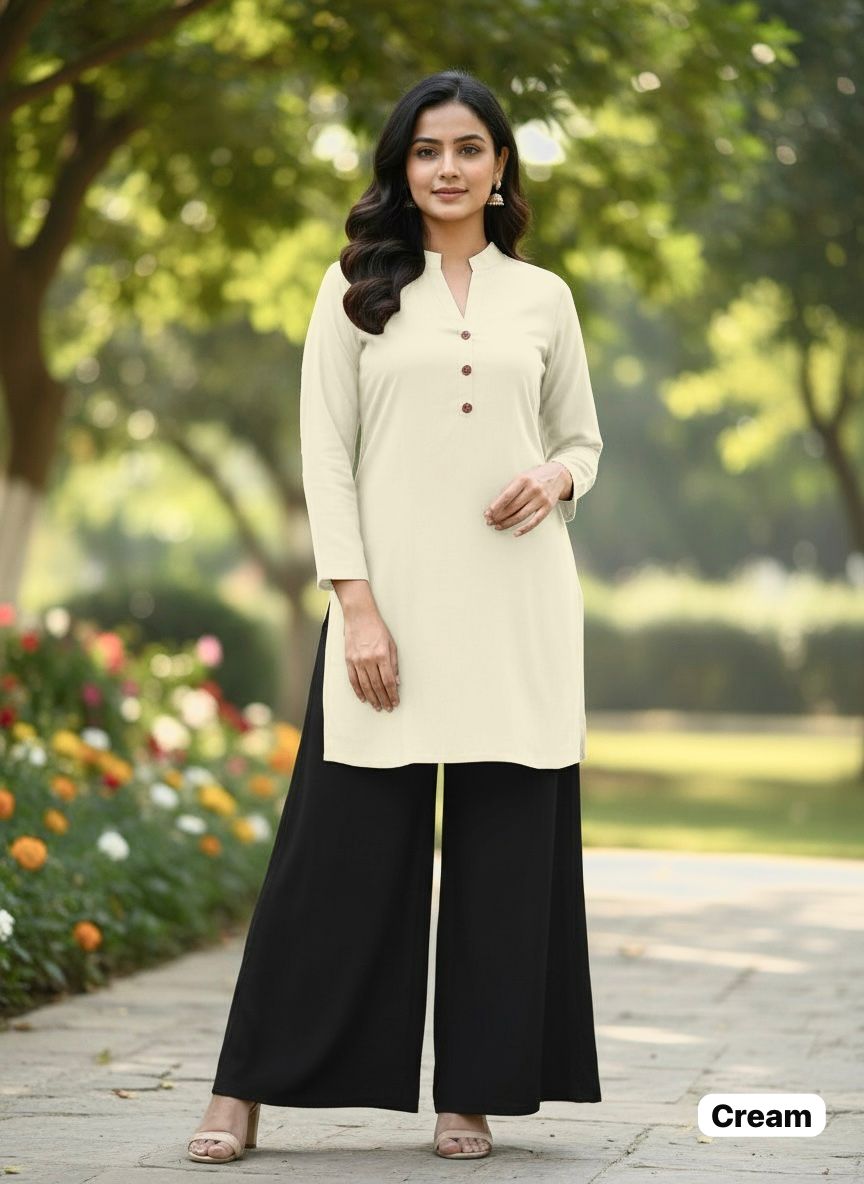Maji Basics Vol 1 Trending Short top with Plazzo Collection 