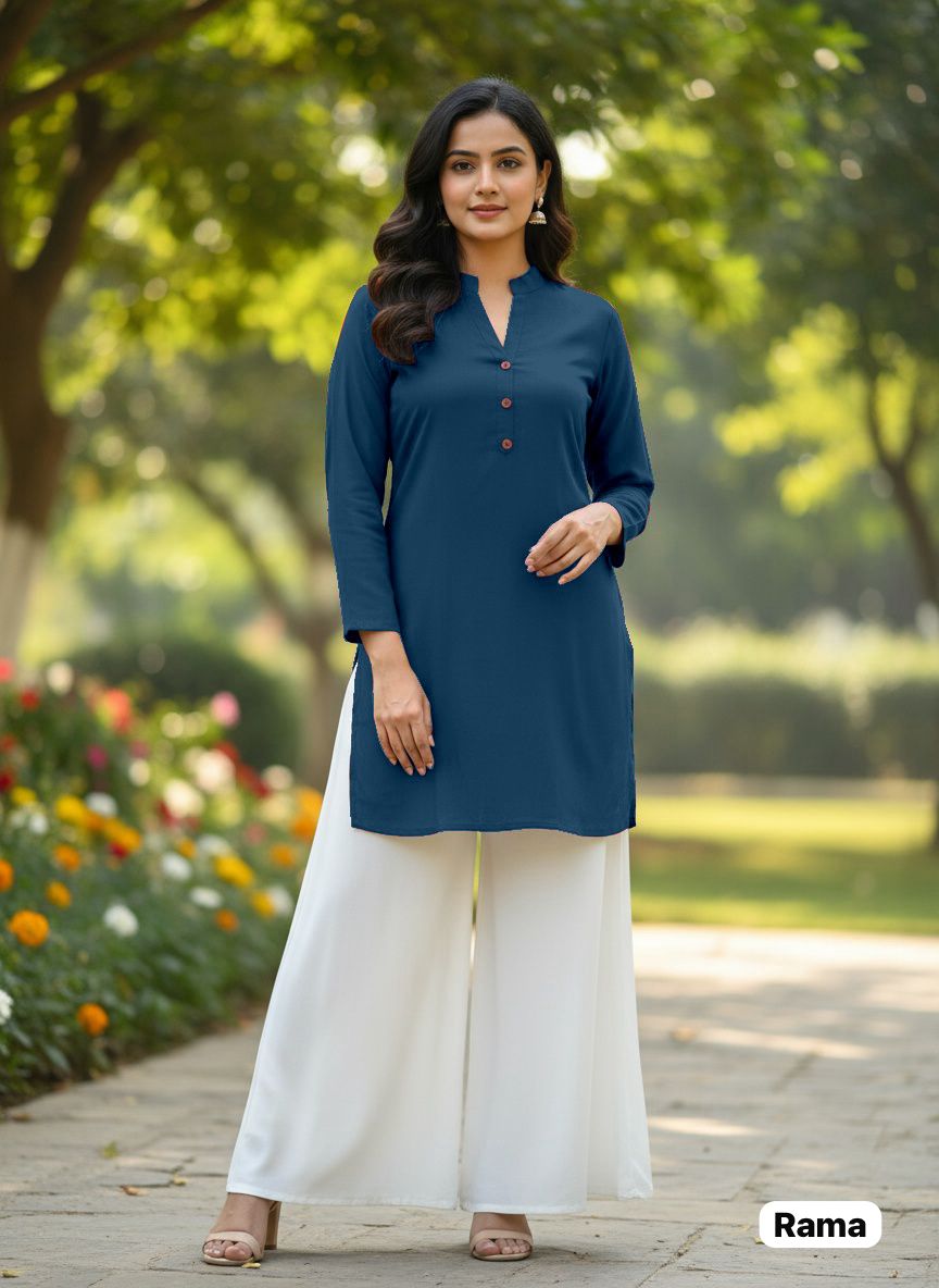 Maji Basics Vol 1 Trending Short top with Plazzo Collection 