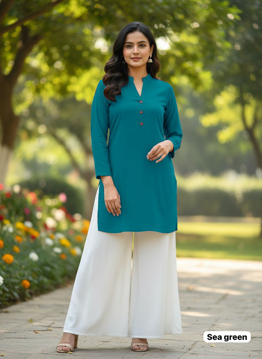 Maji Basics Vol 1 Trending Short top with Plazzo Collection 