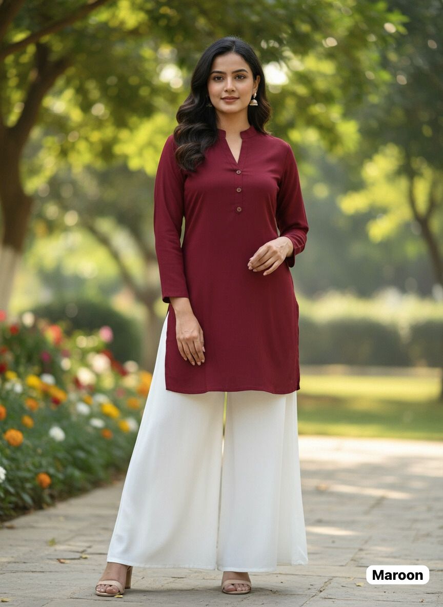 Maji Basics Vol 1 Trending Short top with Plazzo Collection 