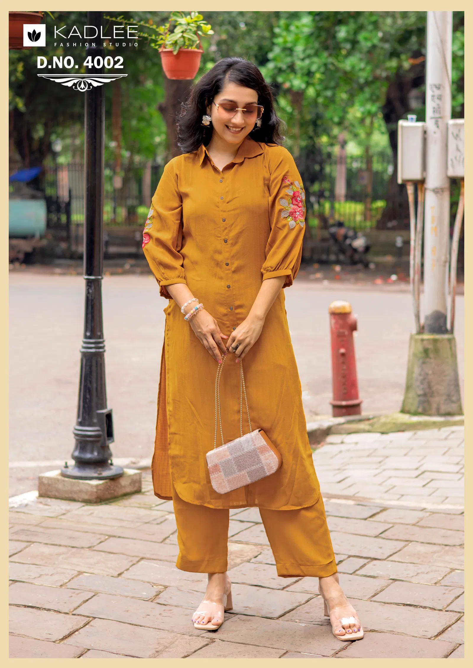 Kadlee Blue Bell Indox Gentalmen With Threadwork Top And Bottom