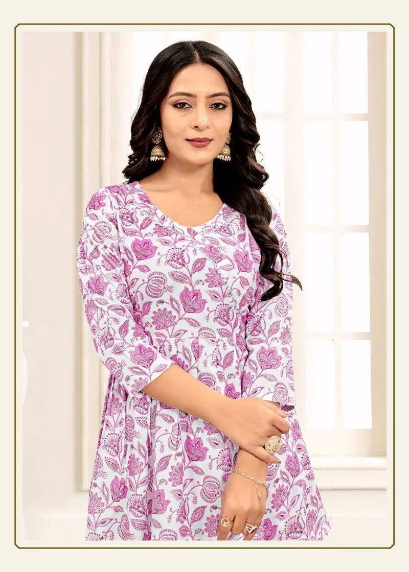 Sangeet Aarohi Vol 3 Rayon With Print Casual Wear Short Top Collection