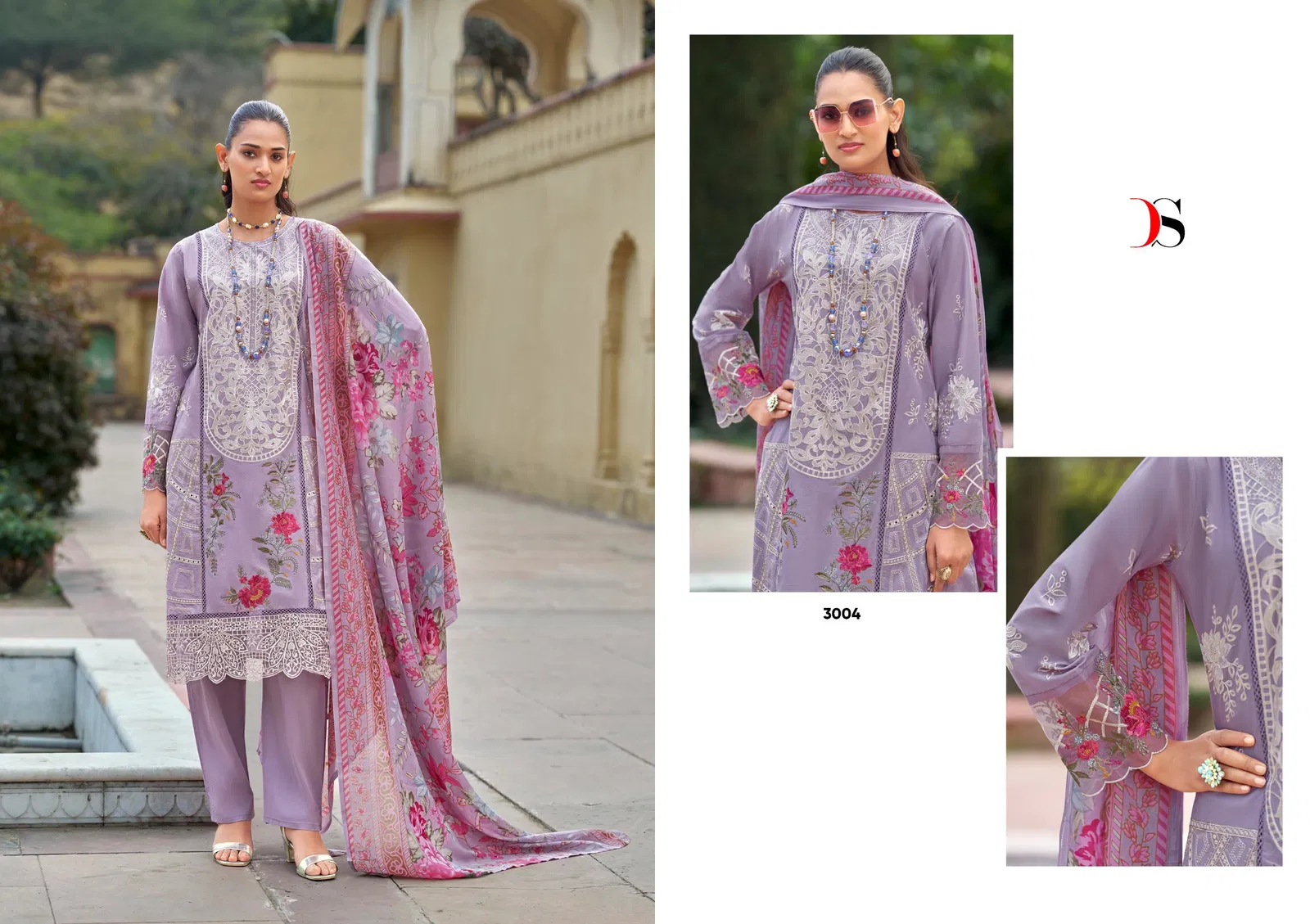 Deepsy Maria B Luxe Vol 3 Cotton Dupatta Cotton Pakistani Salwar Kameez