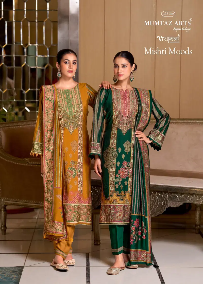 Mumtaz Mishti Moods Viscose Modal Musline Digital Print Dress Material