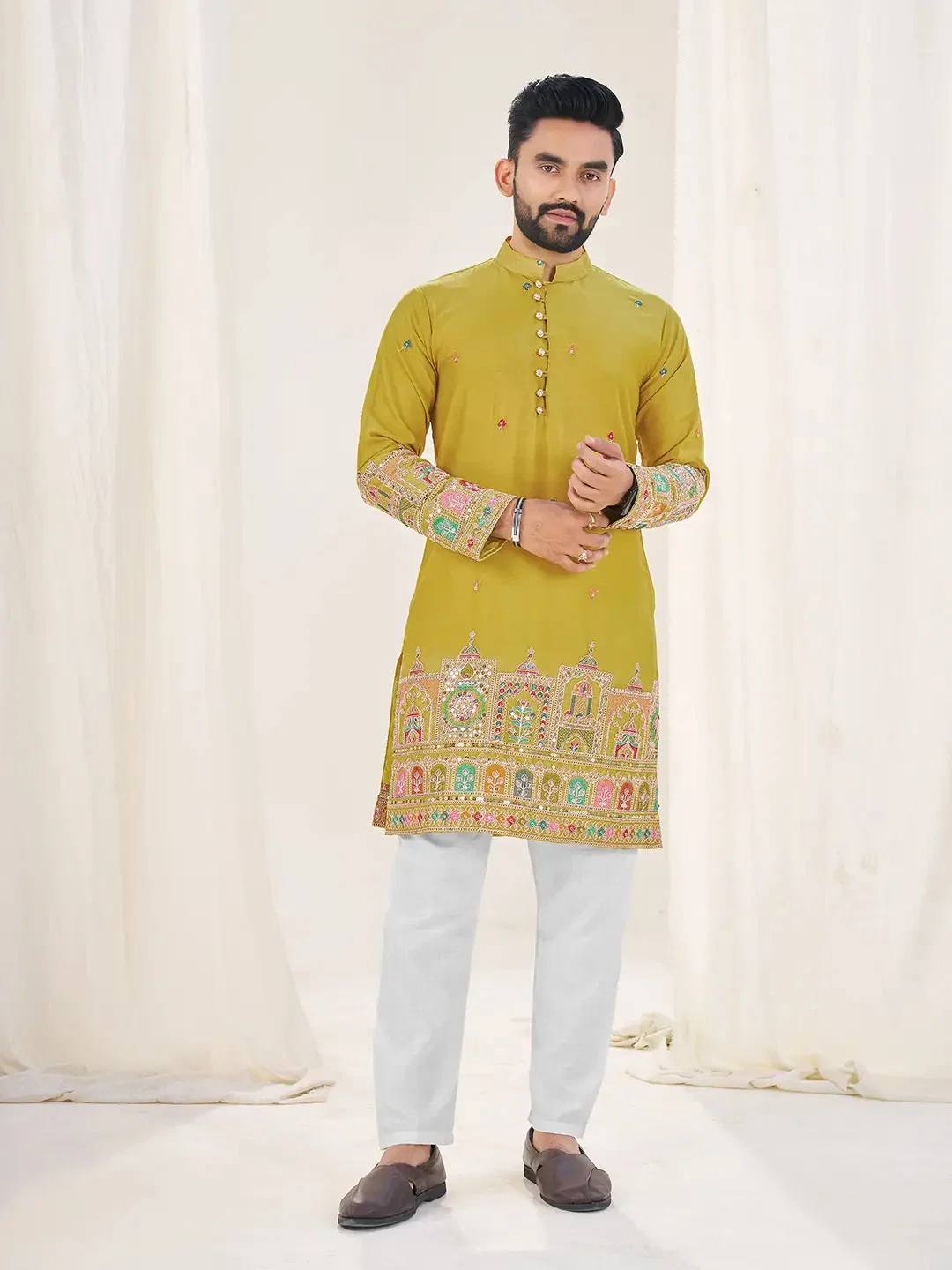 Shee Star 1 Star Georgette Embroidery Kurta Collection