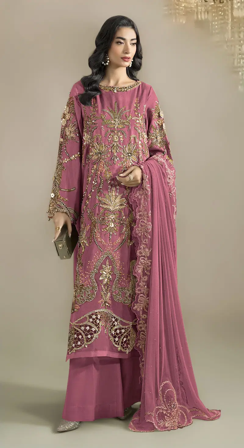 Shree 4021 A To D Chiffon With Embroidery Work Pakistani Salwar Kameez