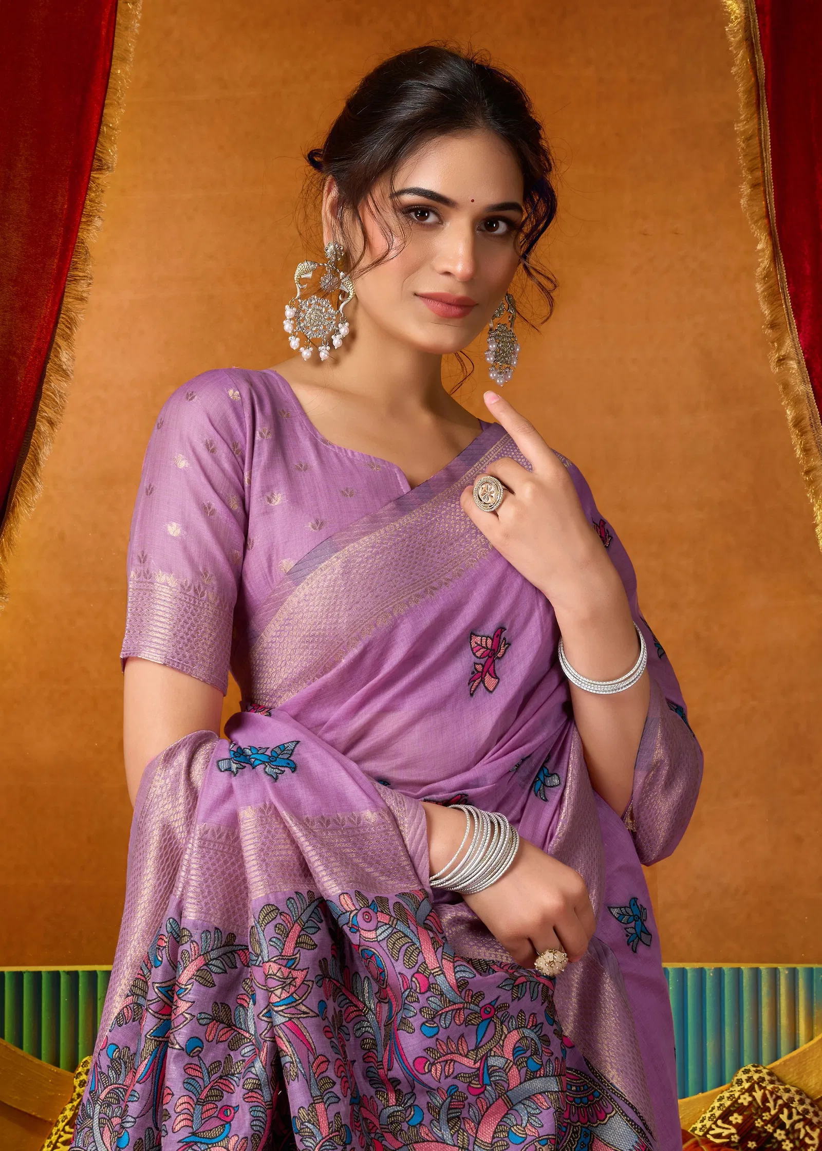 Gobuni Shruti Vol 2 Modal Katha Work With Mina Saree Collection