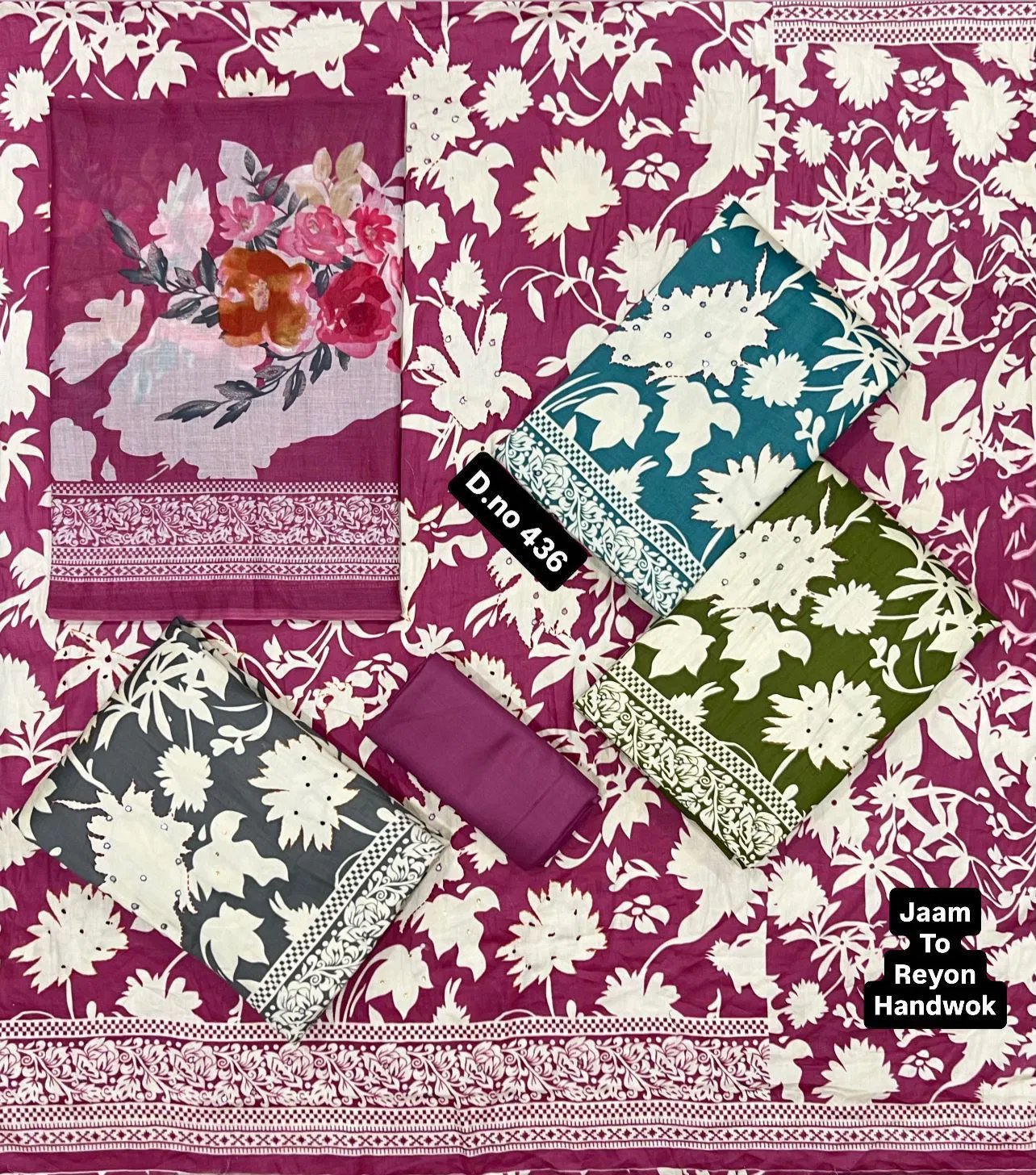 Dw Vol 1 Jam Print Casual Wear Dress Material Collection