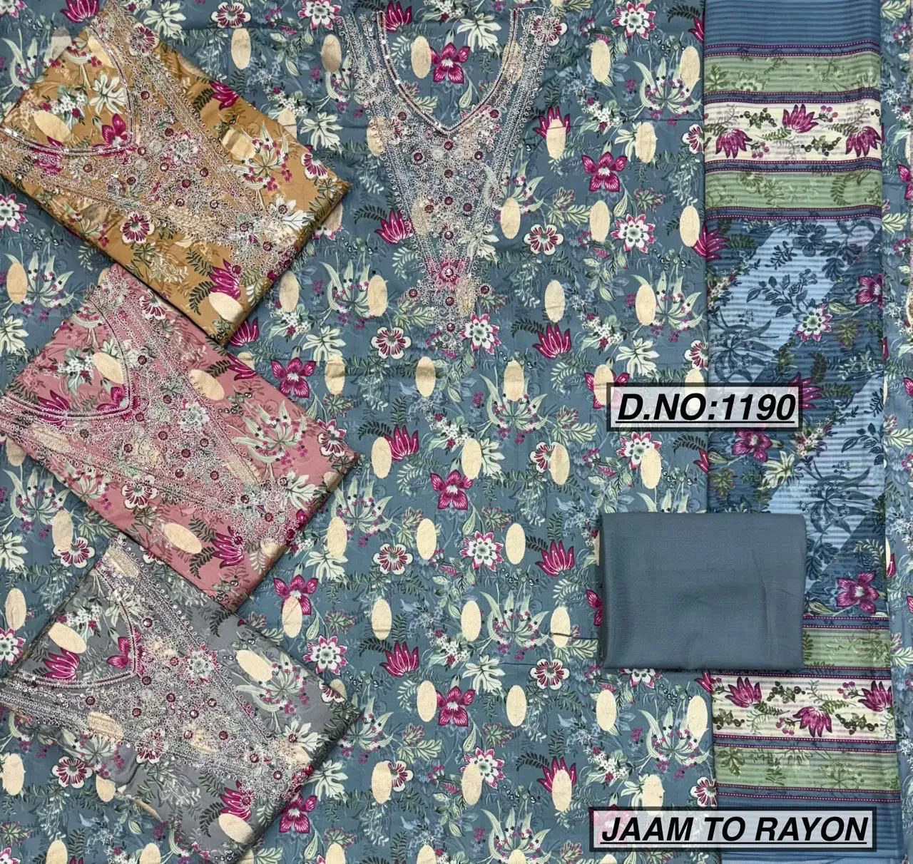 Dw Vol 1 Jam Print Casual Wear Dress Material Collection