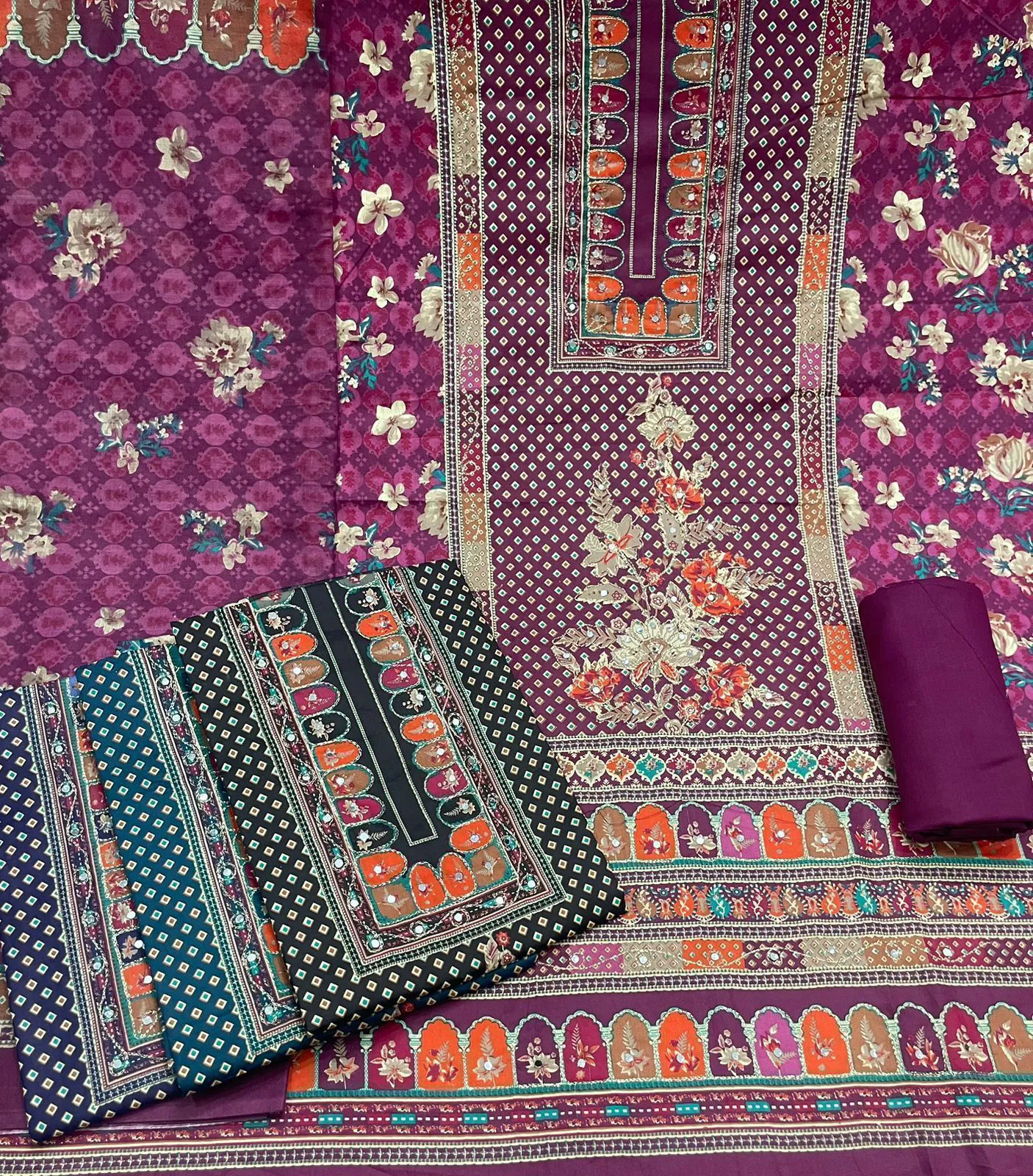 Dw Vol 1 Jam Print Casual Wear Dress Material Collection