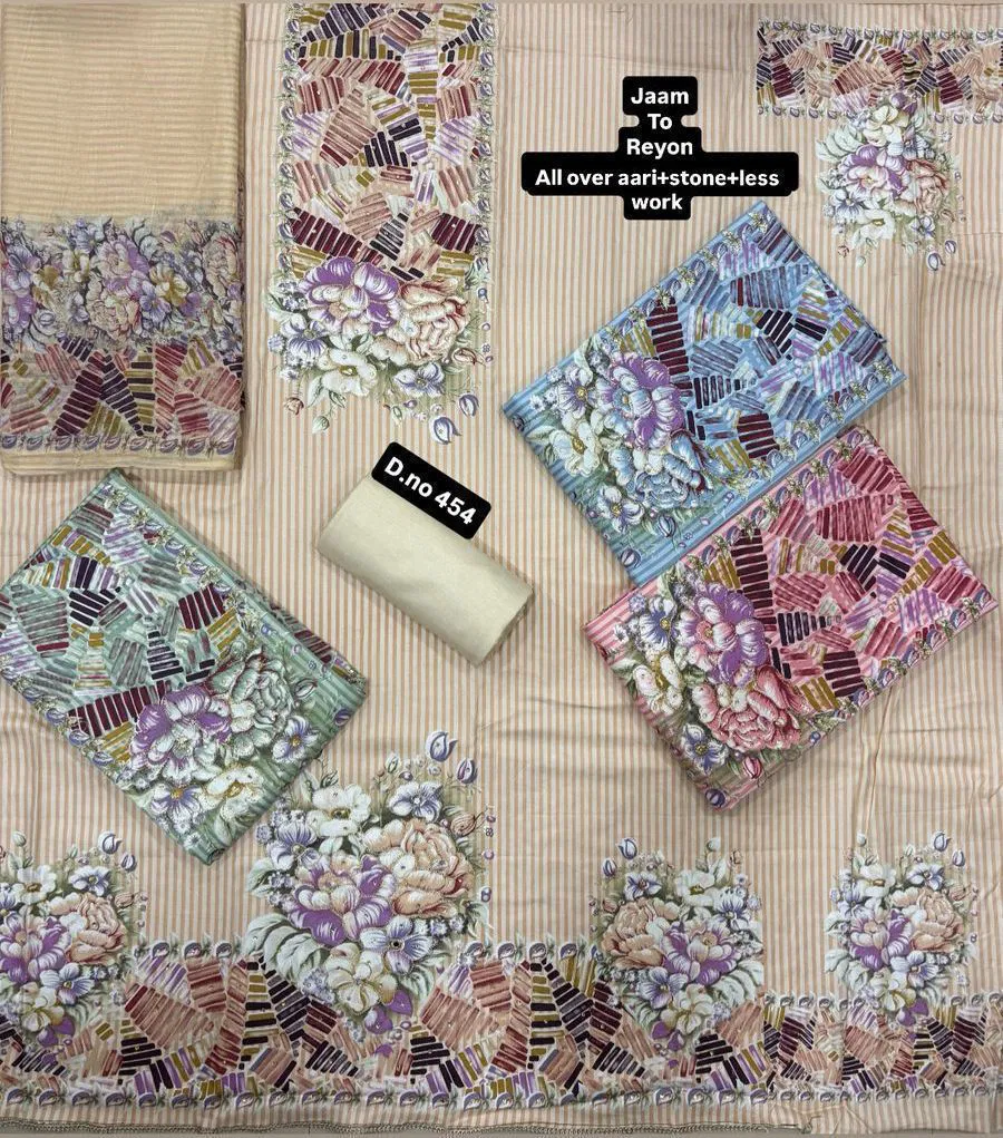 Dw Vol 1 Jam Print Casual Wear Dress Material Collection