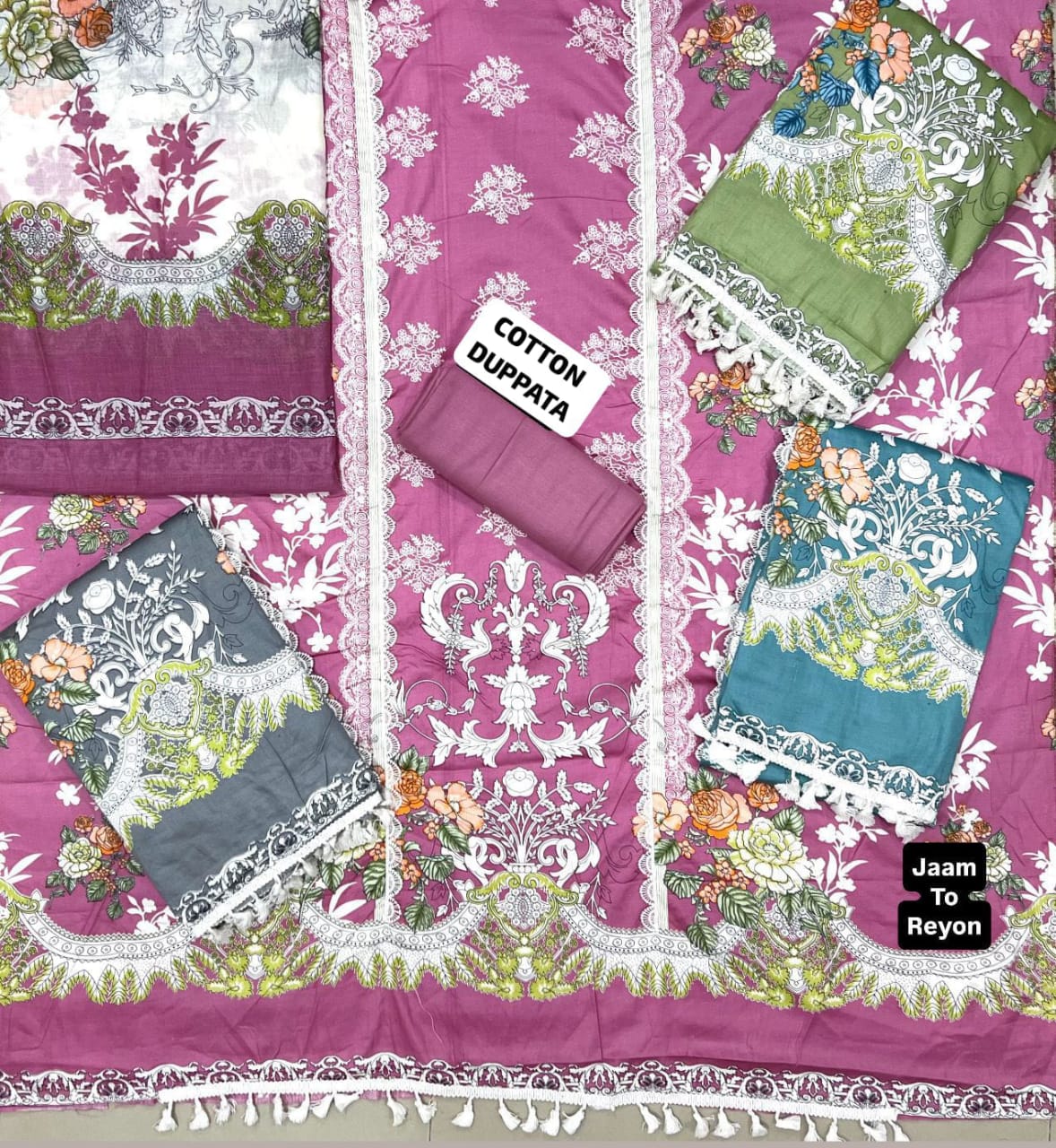 Dw Vol 1 Jam Print Casual Wear Dress Material Collection