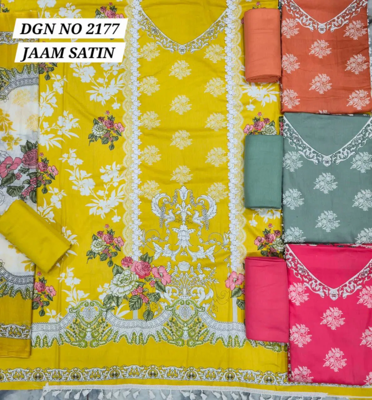 Dw Vol 1 Jam Print Casual Wear Dress Material Collection