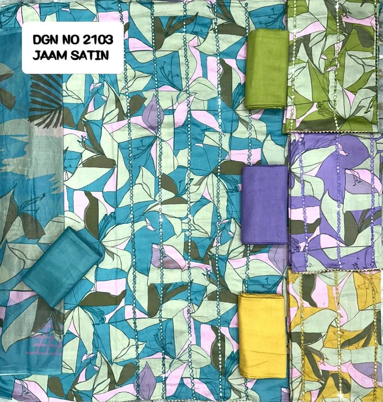 Dw Vol 1 Jam Print Casual Wear Dress Material Collection