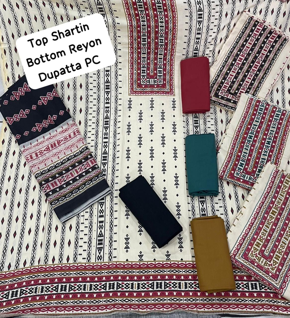Dw Vol 1 Jam Print Casual Wear Dress Material Collection