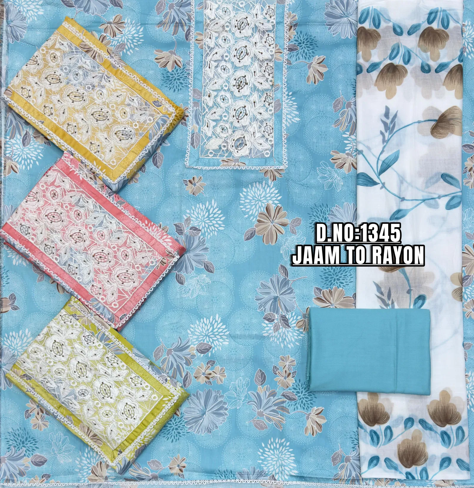 Dw Vol 1 Jam Print Casual Wear Dress Material Collection