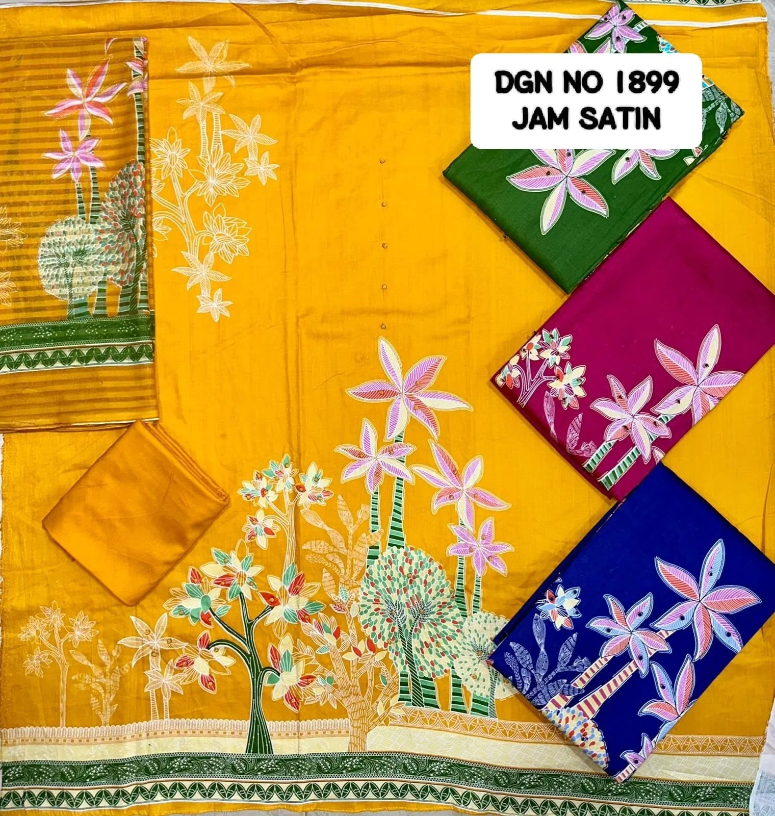Dw Vol 1 Jam Print Casual Wear Dress Material Collection