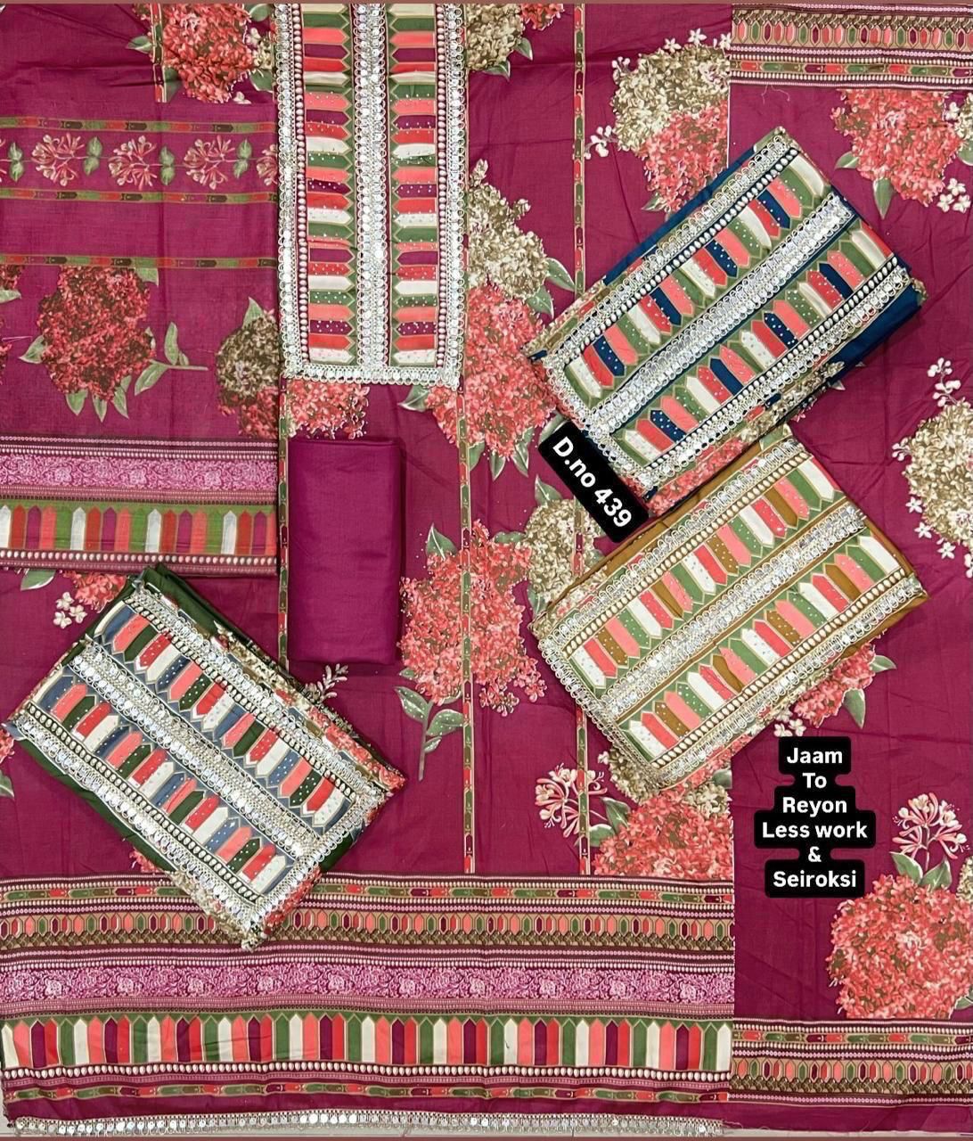 Dw Vol 1 Jam Print Casual Wear Dress Material Collection