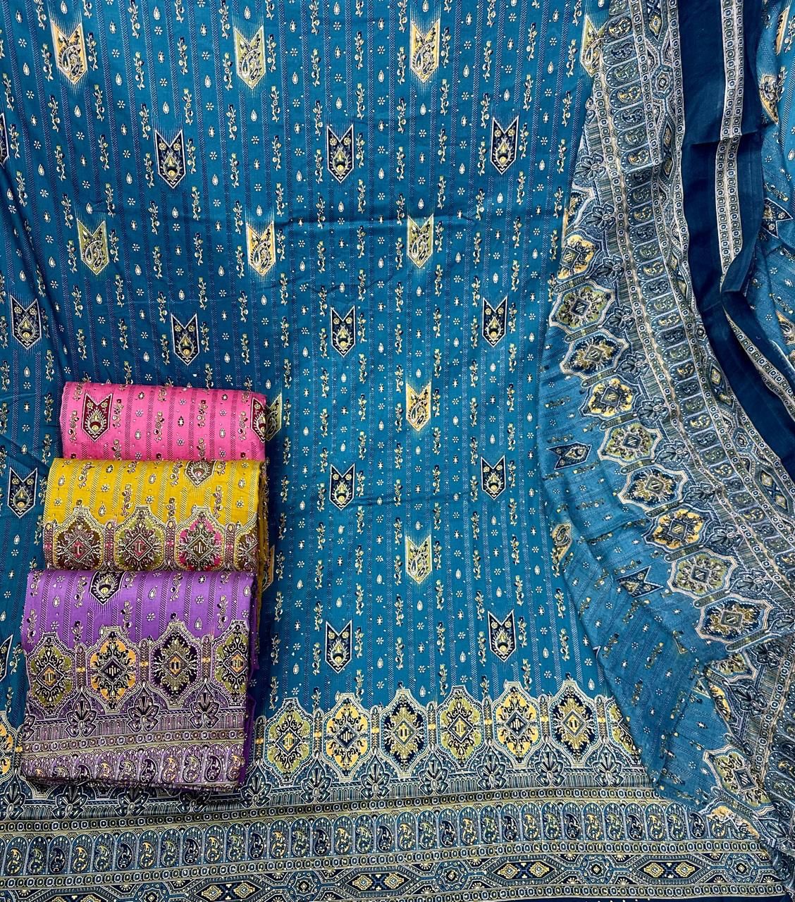 Dw Vol 1 Jam Print Casual Wear Dress Material Collection