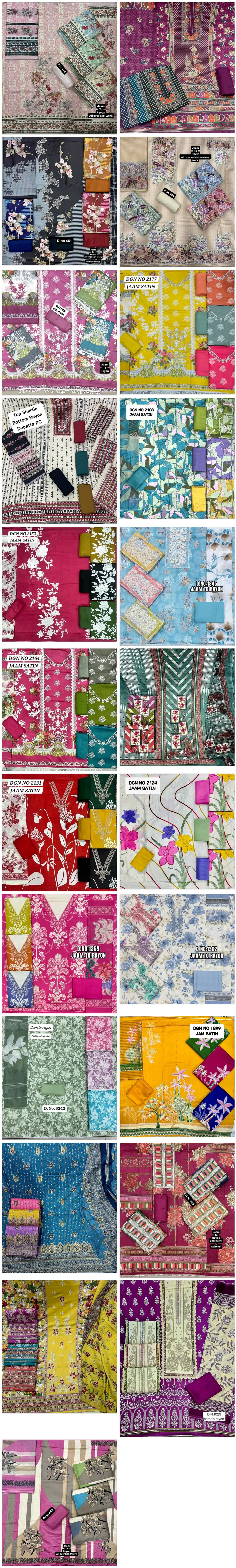 Dw Vol 1 Jam Print Casual Wear Dress Material Collection