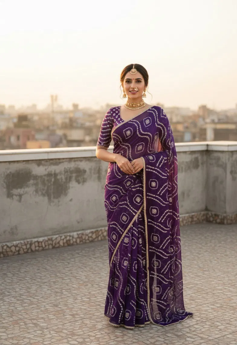 Vt 6092 T Fandy Satin Silk Beautiful Hand Worked Saree Collection