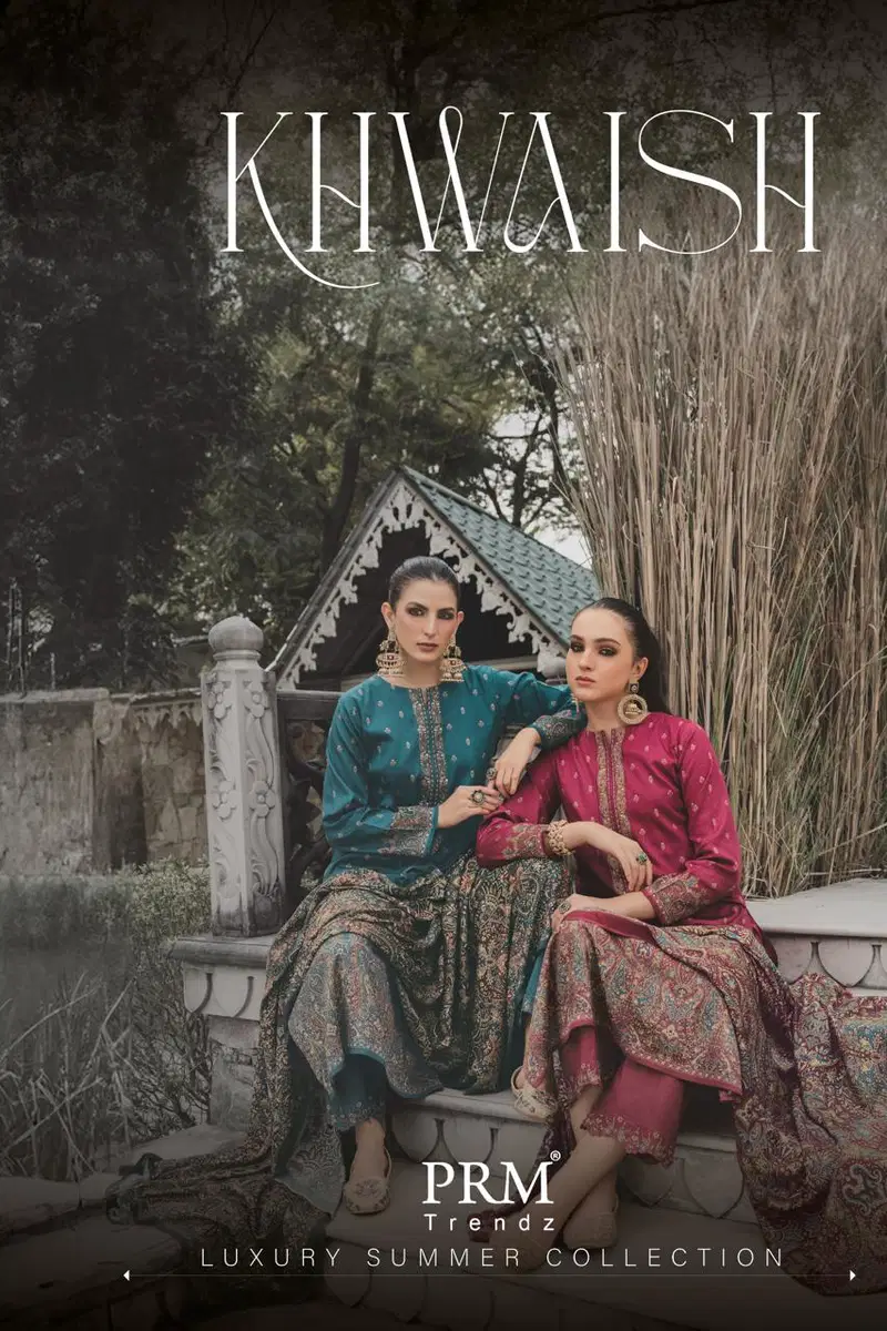 Prm Khwaish Jam Silk Digital Print With Handwork Salwar Kameez
