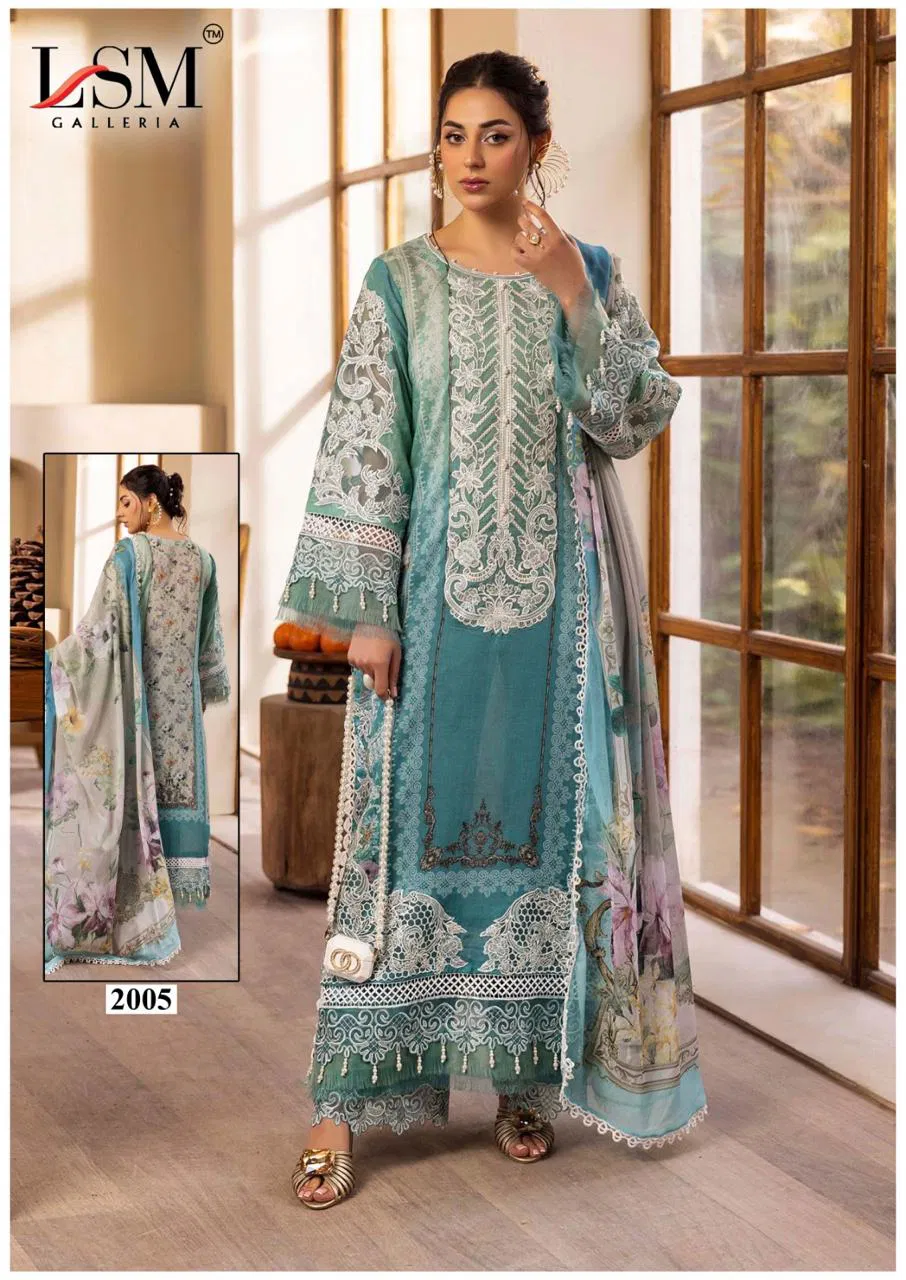 Lsm Parian Dream Vol 20 Readymade Pakistani Karachi Kurti Pant With Dupatta