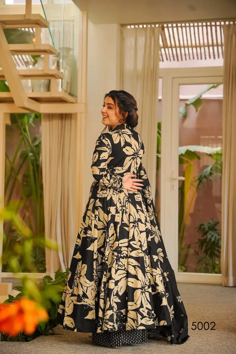 Vyoma Vol 5 Muslin Digital Printed Top Bottom And Dupatta Festival Wear Collection