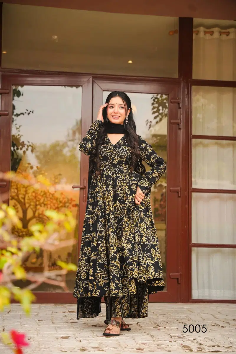 Vyoma Vol 5 Muslin Digital Printed Top Bottom And Dupatta Festival Wear Collection