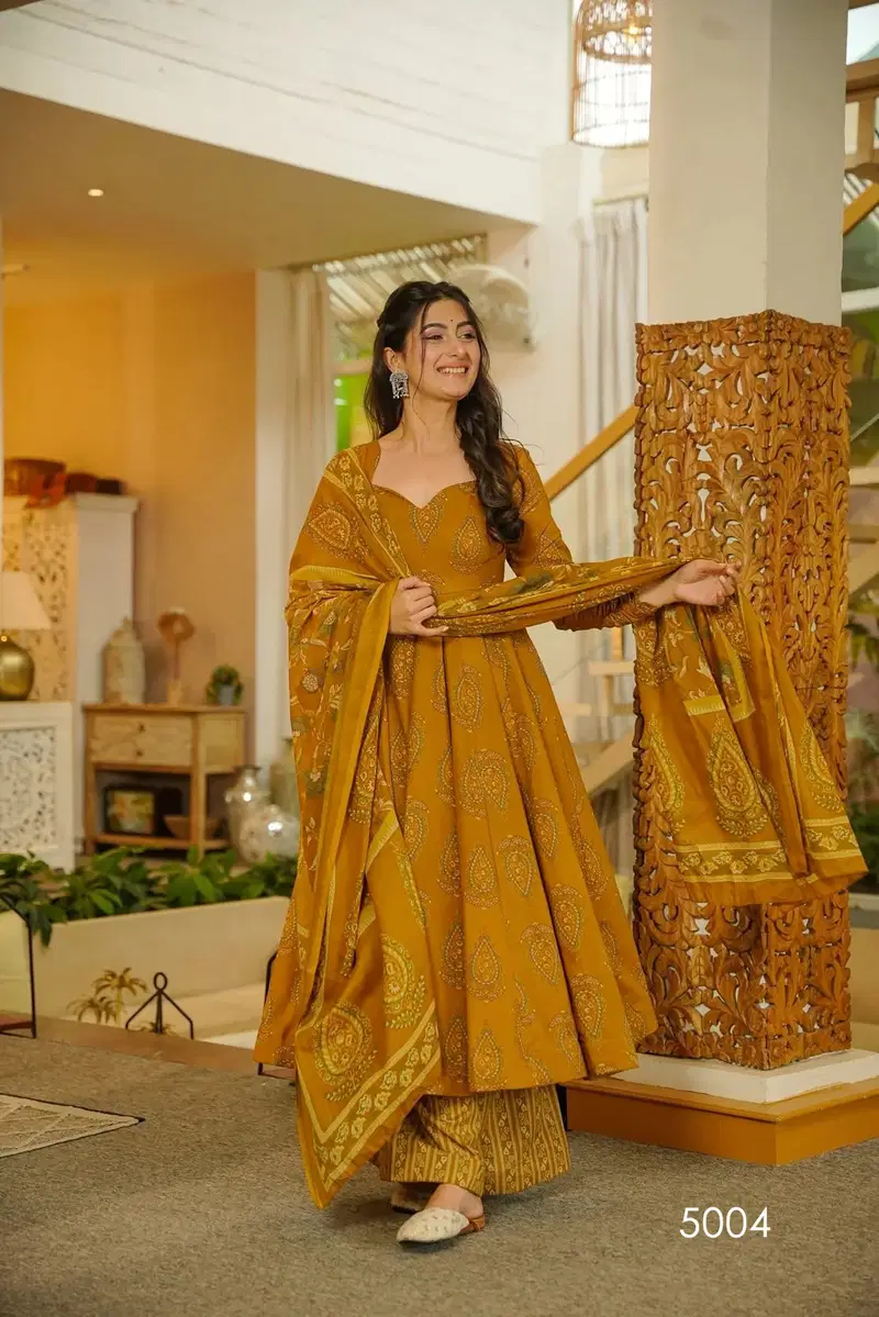 Vyoma Vol 5 Muslin Digital Printed Top Bottom And Dupatta Festival Wear Collection
