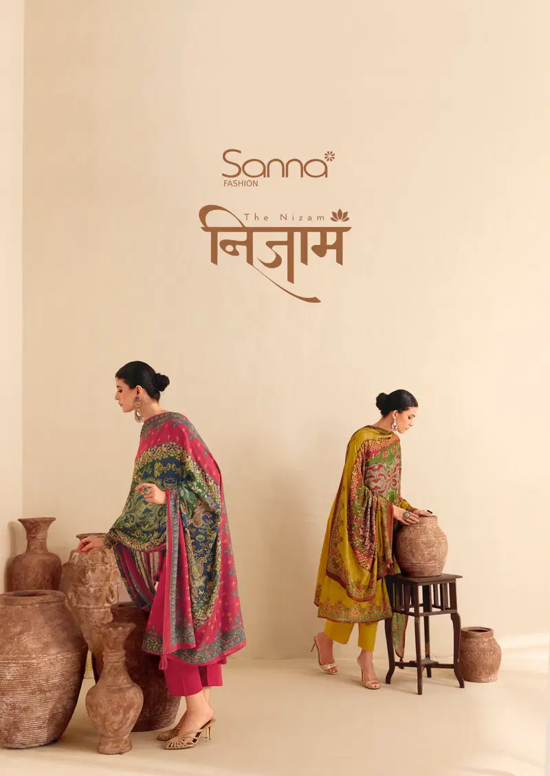Sanna Nizam Jam Cotton Digital Print With Khatli Work Salwar Kameez
