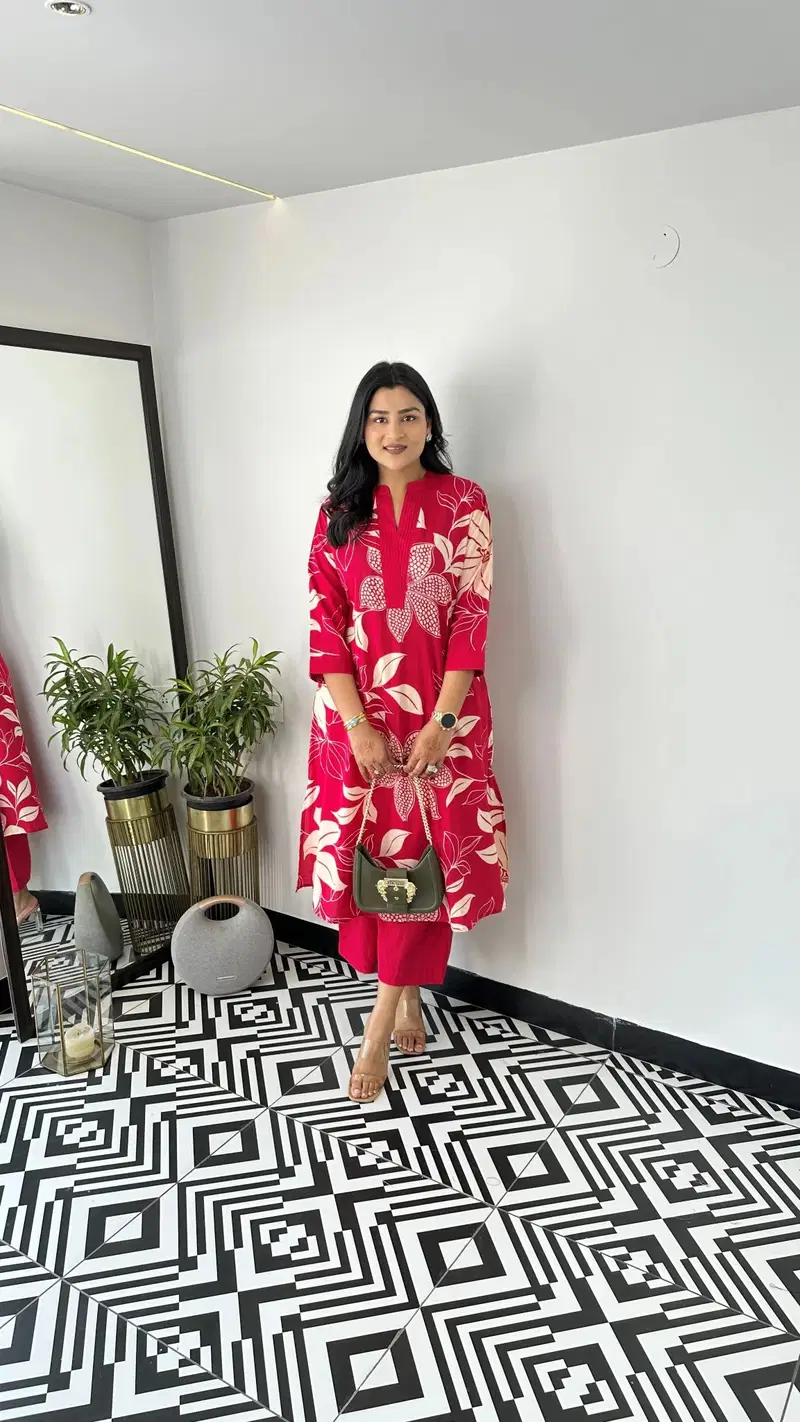 Reva 01 Muslin With Print Casual Wear Top And Bottom Collection