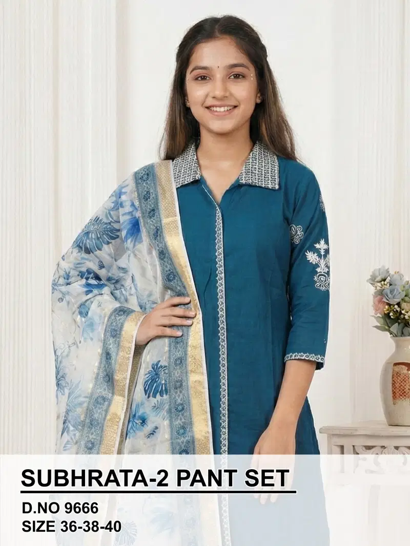 Subhrata Vol 2 Vatican Silk Top Bottom And Dupatta Collection