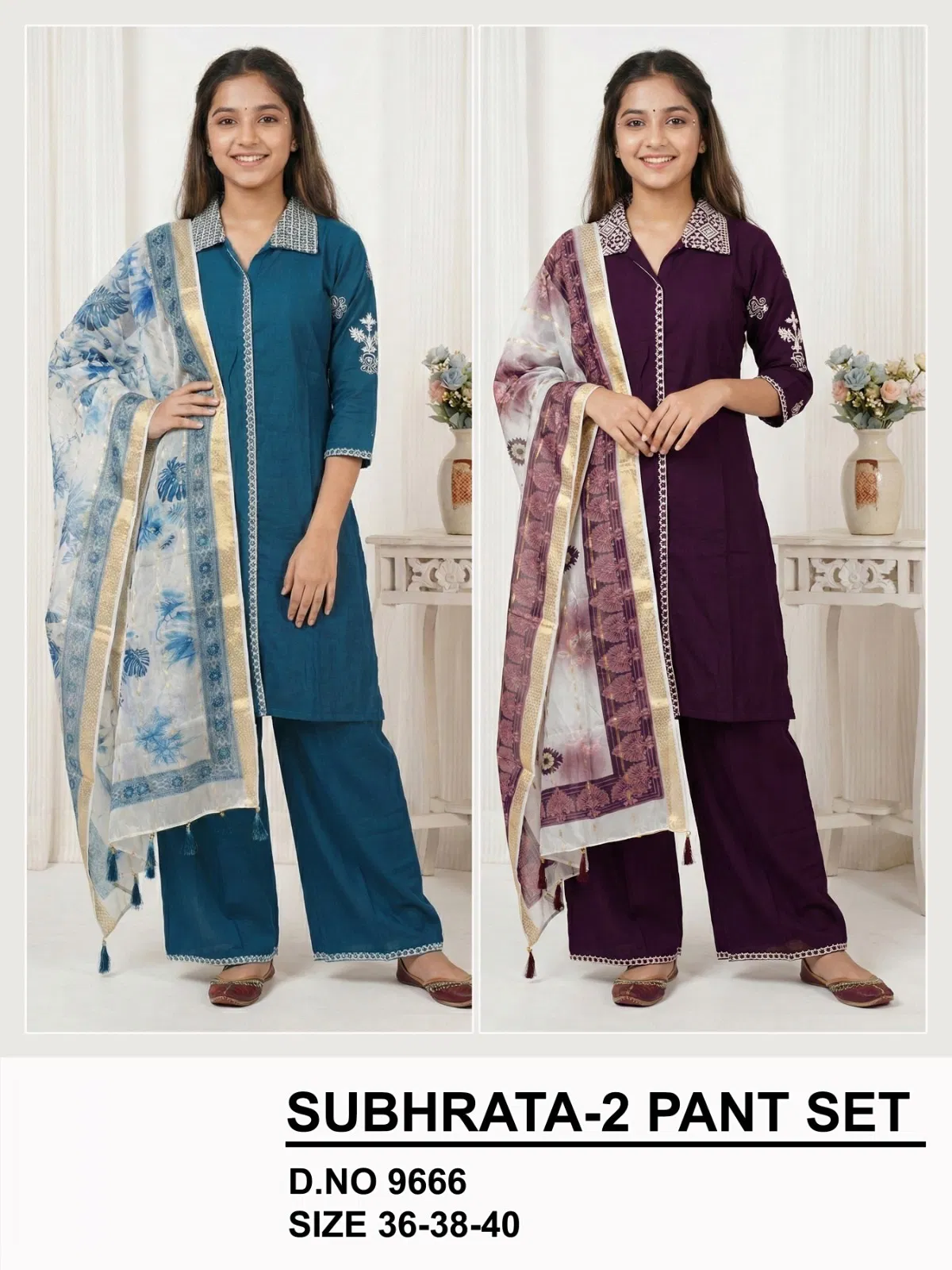 Subhrata Vol 2 Vatican Silk Top Bottom And Dupatta Collection