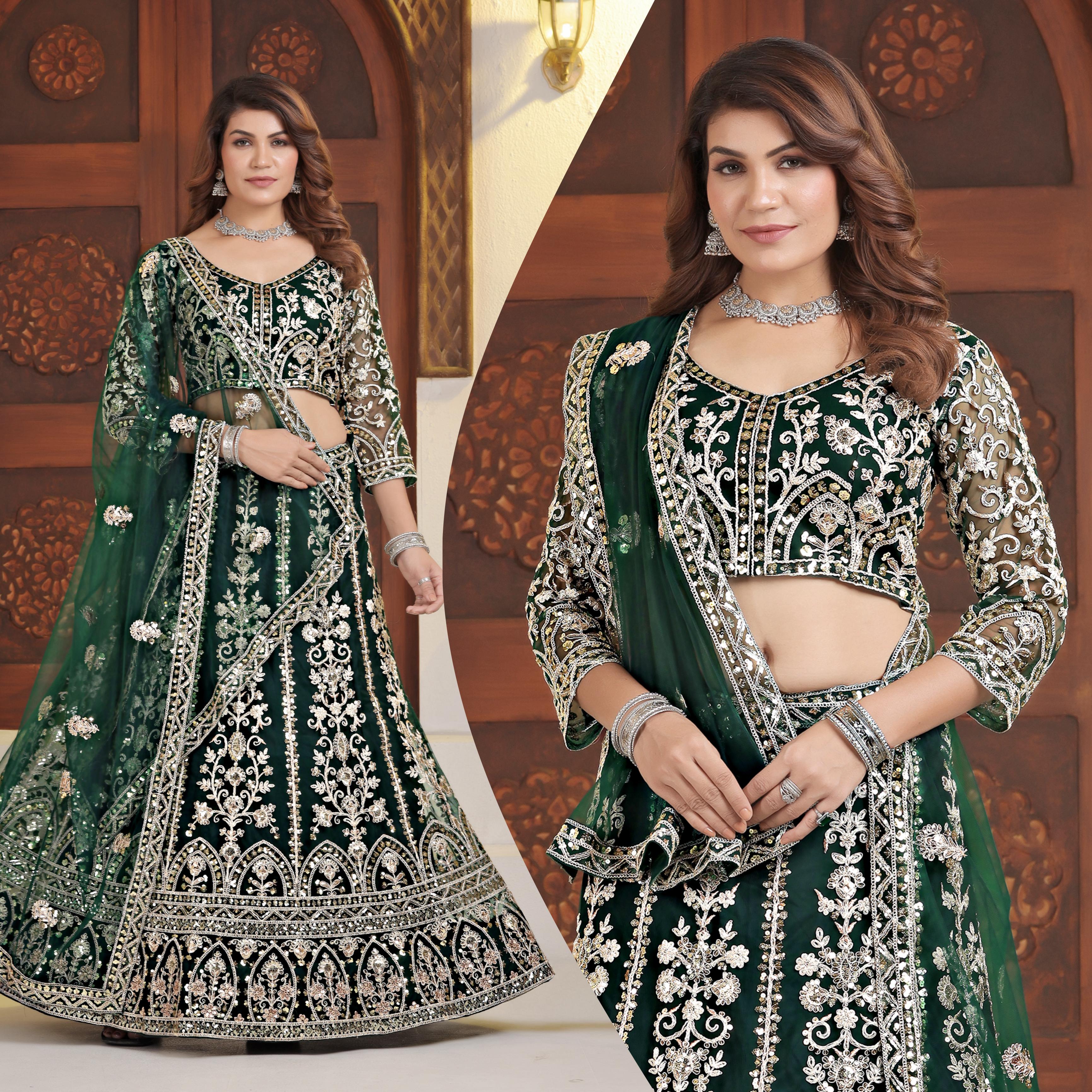 Dv 5126 Butterfly Net Designer Lehenga Choli collection 