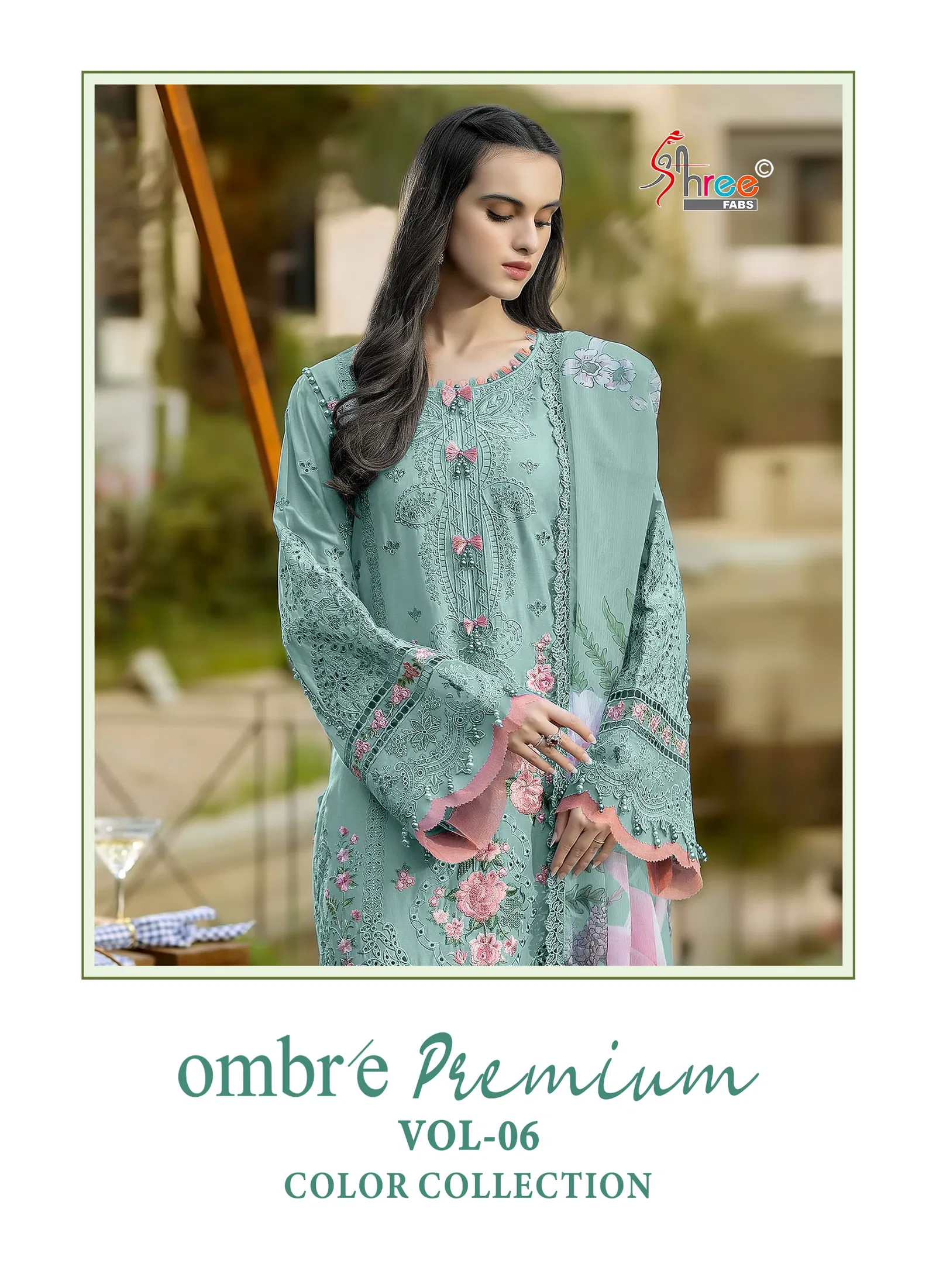 Shree Ombre Premium Vol 6 Cotton Dupatta Pakistani Salwar Kameez
