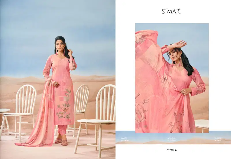 Glossy Simar Purvai Lawn Cotton Digital Print Work Salwar Kameez