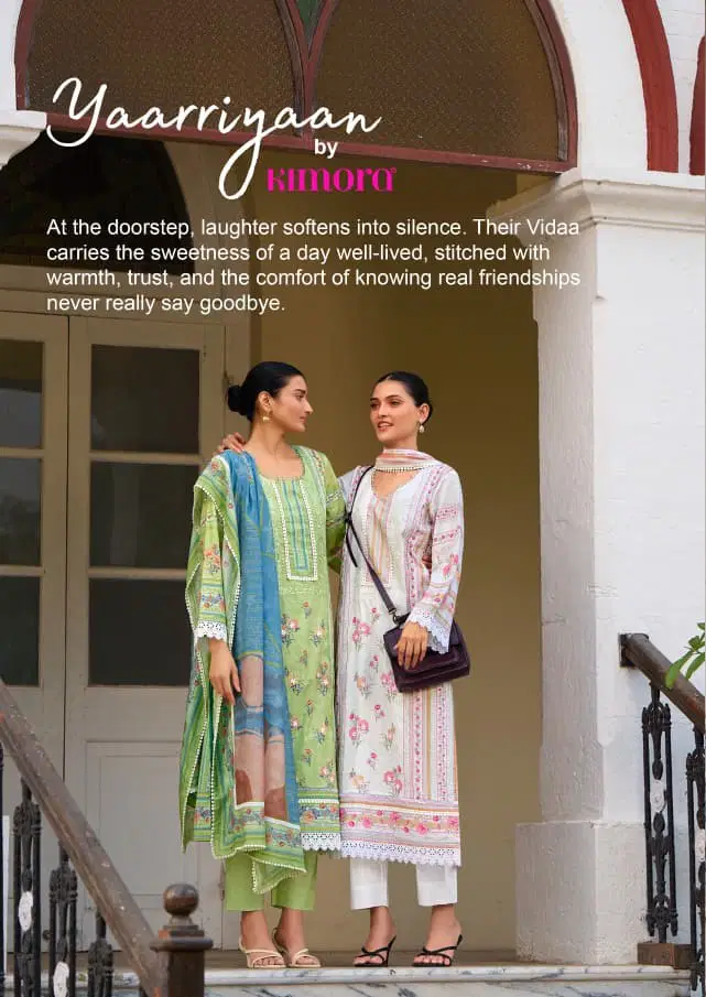 Kimora Vidaa Lawn Cotton With Digital Print Embroidery Dress Material