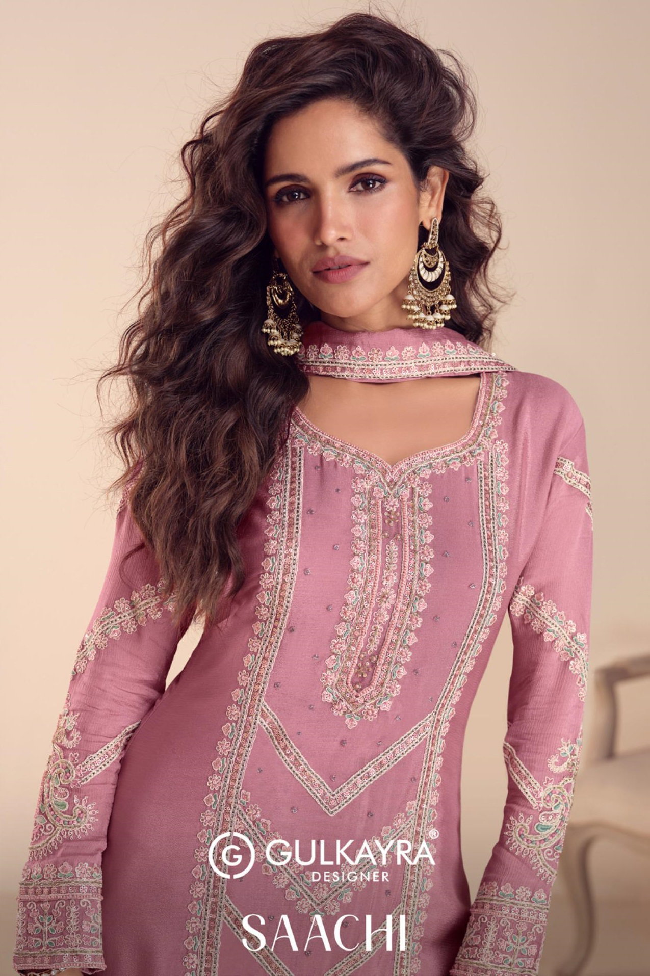 Gulkayra Saachi Real Chinon Embroidery Salwar Kameez