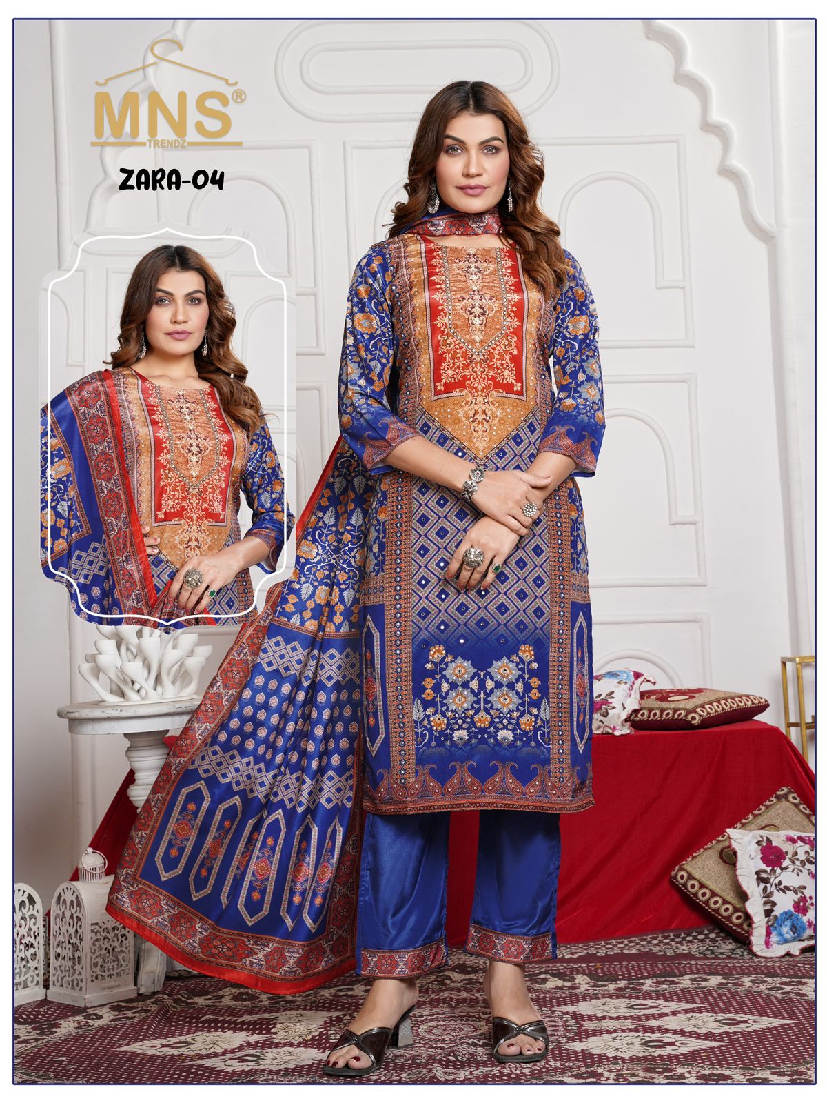 Man Tarang Vol 2 Crepe Silk Kurti Bottom And Dupatta