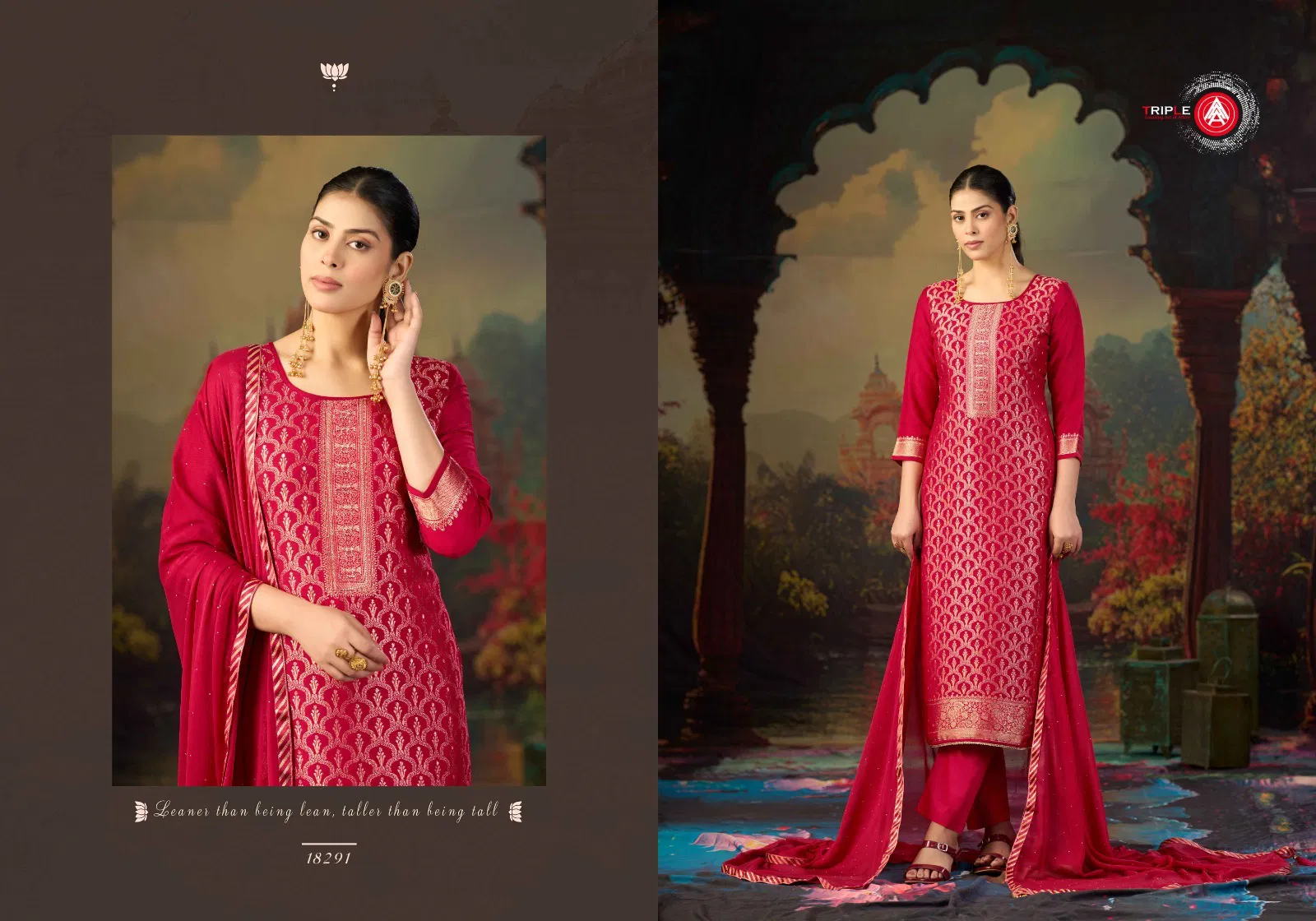 Triple Aaa Koyal Vol 6 Pure Muslin Jacquard Dress Material