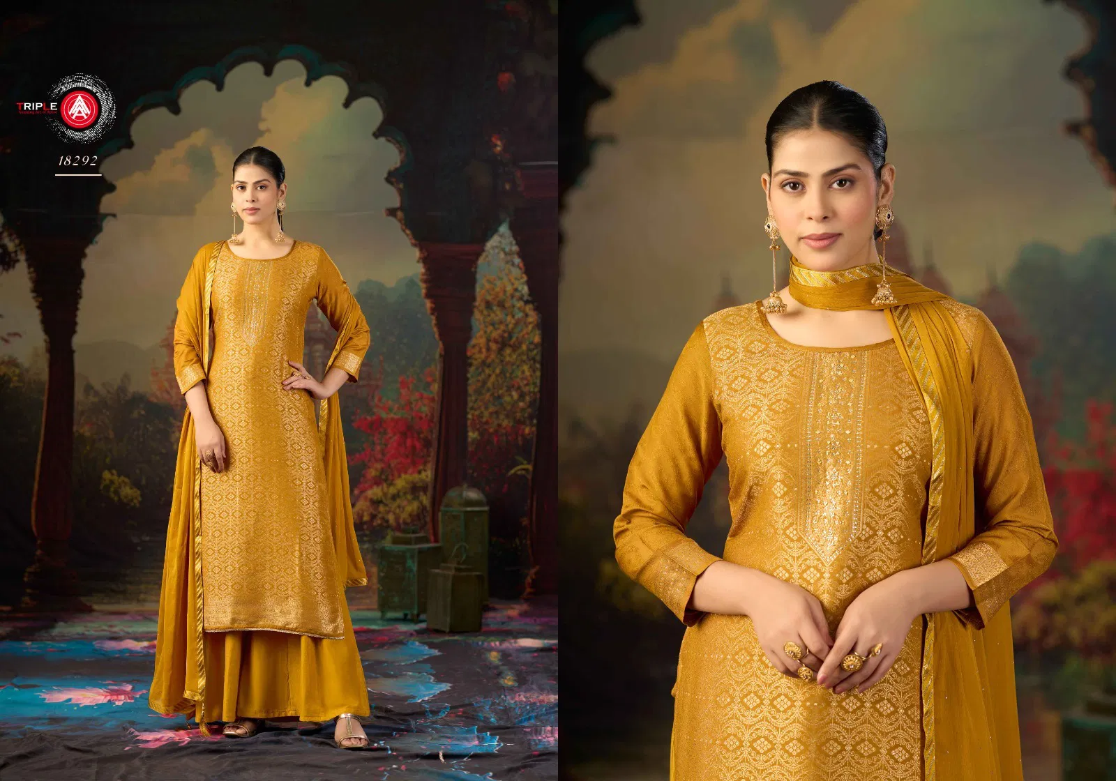 Triple Aaa Koyal Vol 6 Pure Muslin Jacquard Dress Material