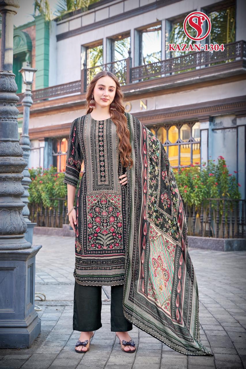 Swt Kazan Vol 20 Pure Viscose Pakistani Printed Kurti Bottom With Dupatta