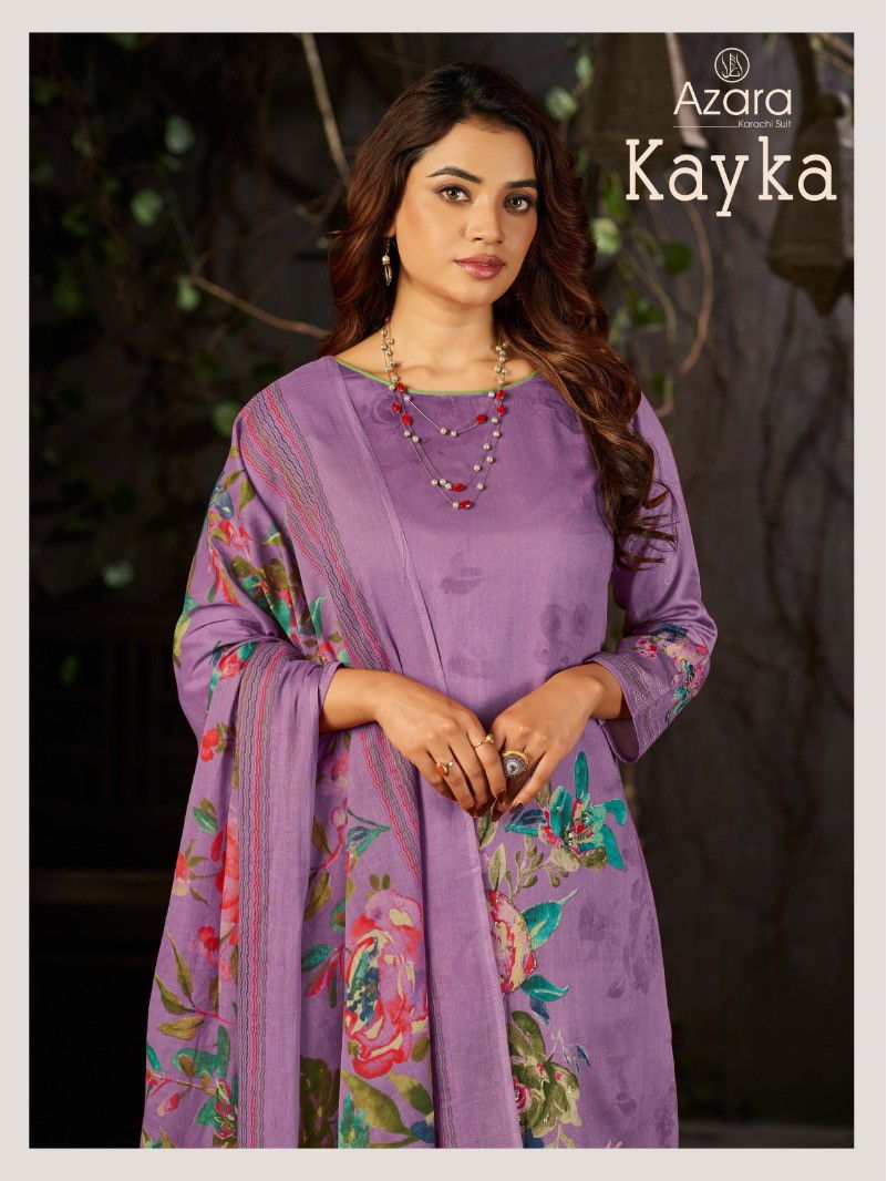 Radhika Azara Kayka 1202 A To D Jam Cotton Print Handwork Dress Material